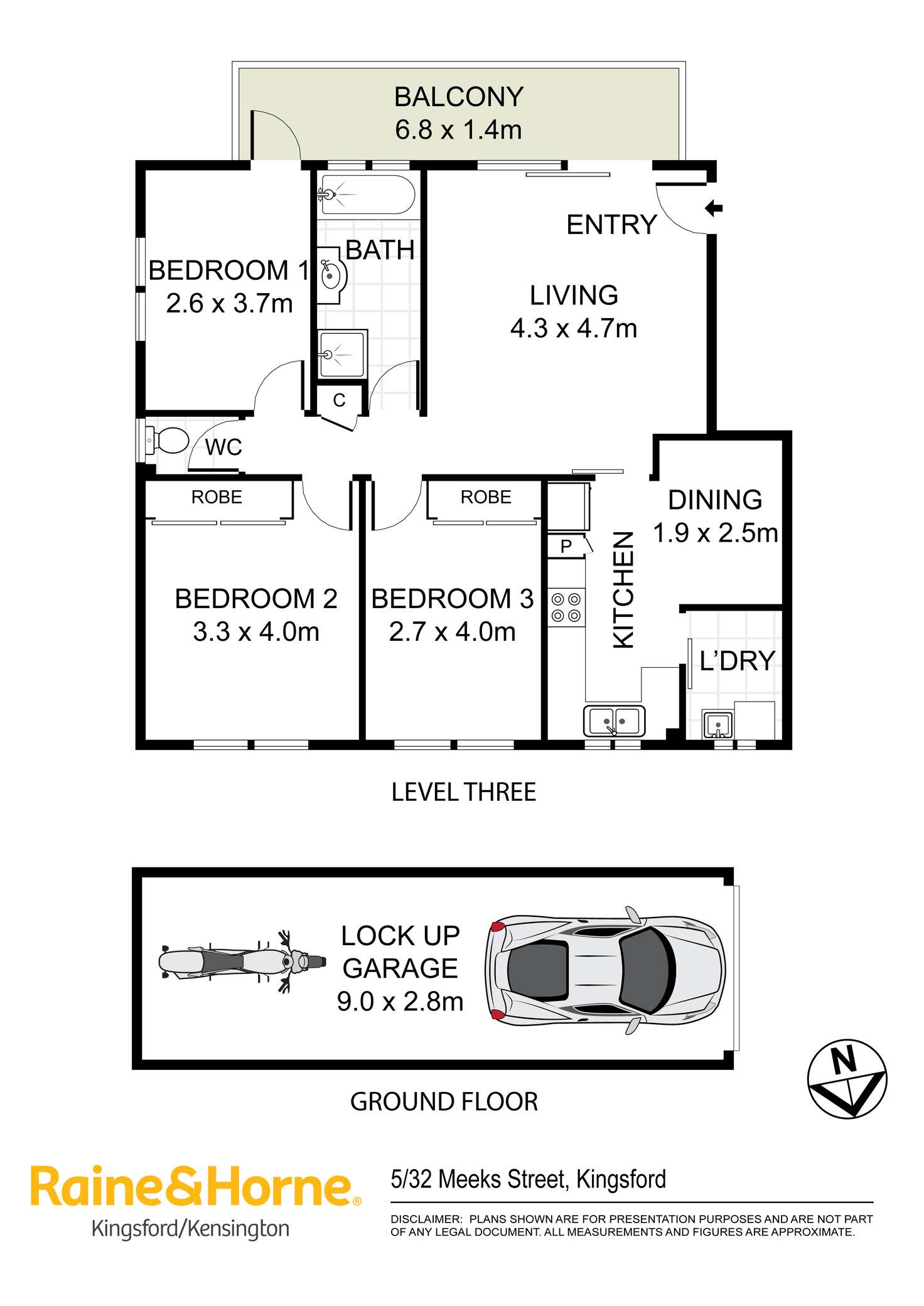 Floorplan of Homely apartment listing, 5/32 Meeks Street, Kingsford NSW 2032