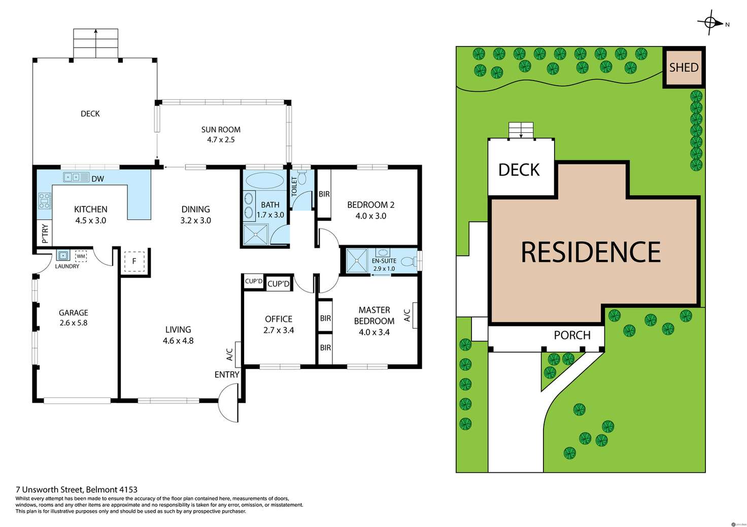 Floorplan of Homely house listing, 7 Unsworth Street, Belmont QLD 4153