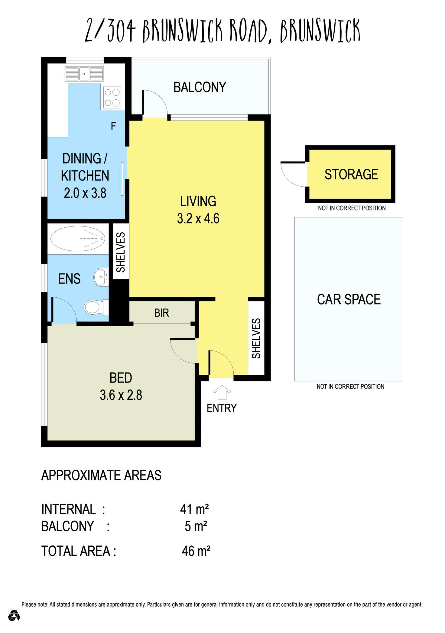 Floorplan of Homely apartment listing, 2/304 Brunswick Road, Brunswick VIC 3056