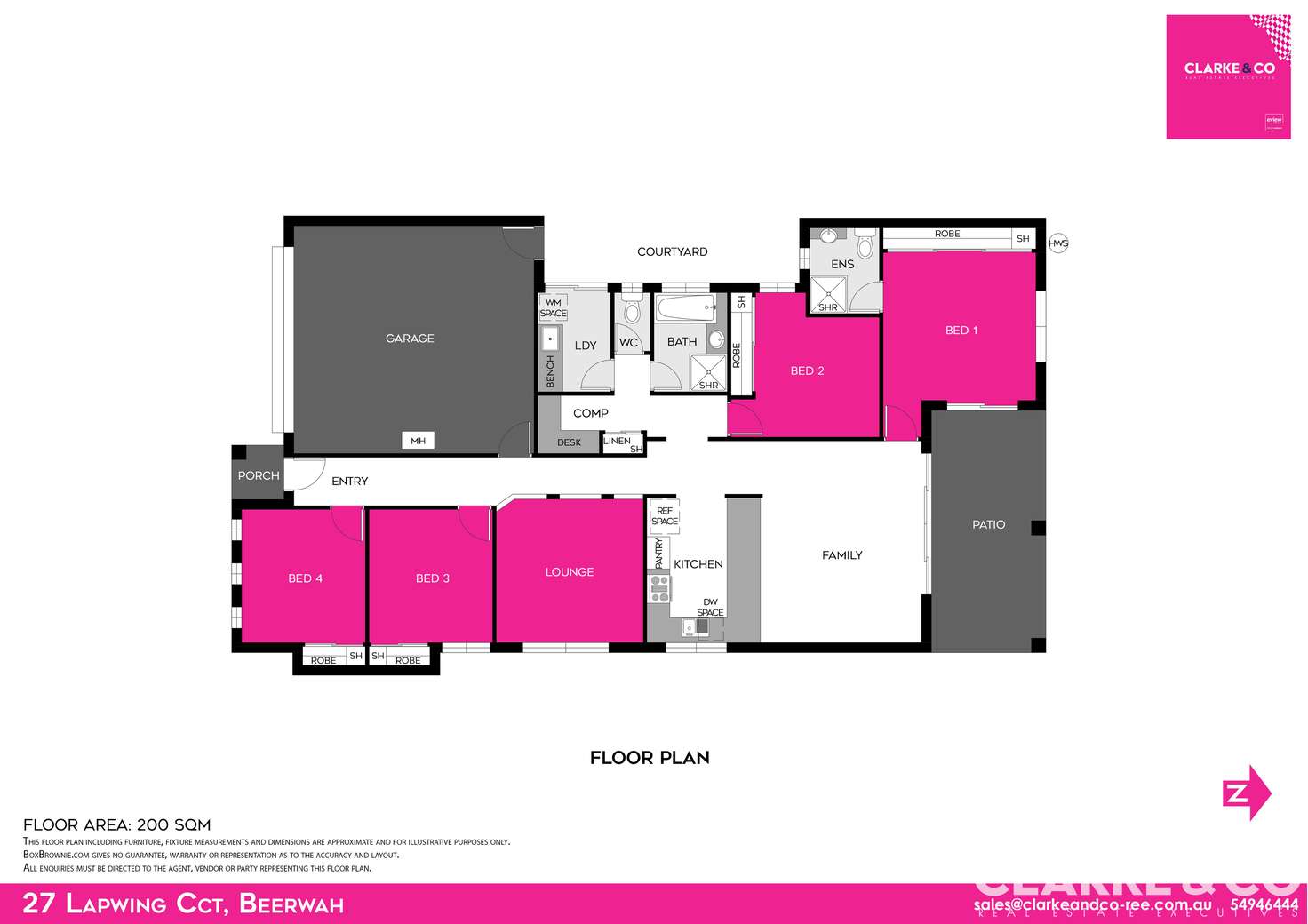 Floorplan of Homely house listing, 27 Lapwing Circuit, Beerwah QLD 4519