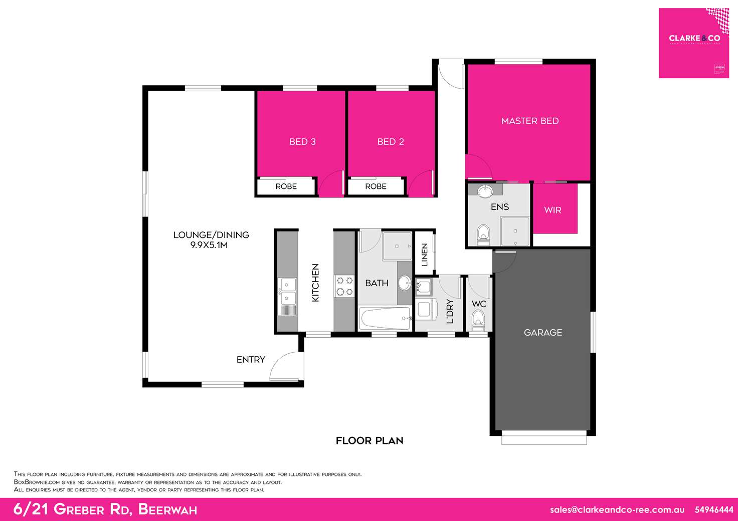 Floorplan of Homely unit listing, 6/21 Greber Road, Beerwah QLD 4519