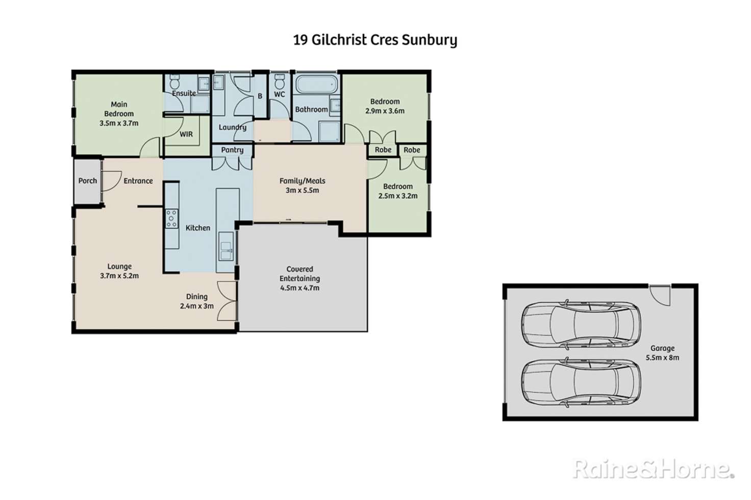 Floorplan of Homely house listing, 19 Gilchrist Crescent, Sunbury VIC 3429