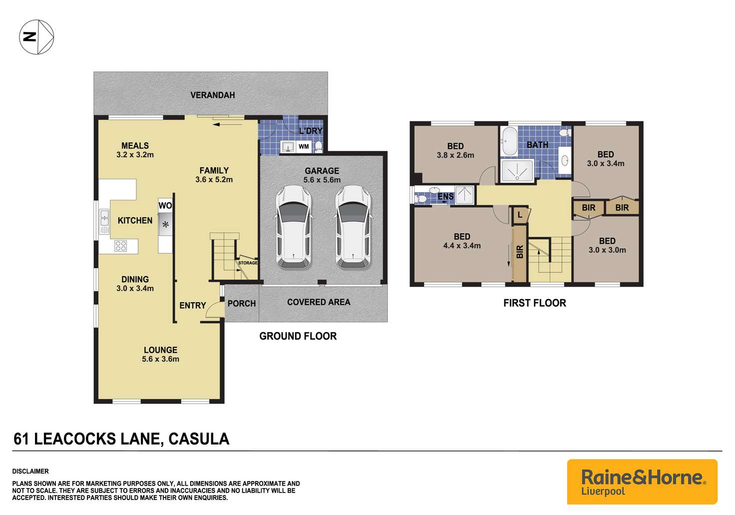 Floorplan of Homely house listing, 61 Leacocks Lane, Casula NSW 2170