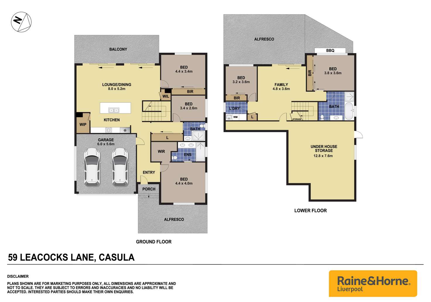 Floorplan of Homely house listing, 59 Leacocks Lane, Casula NSW 2170