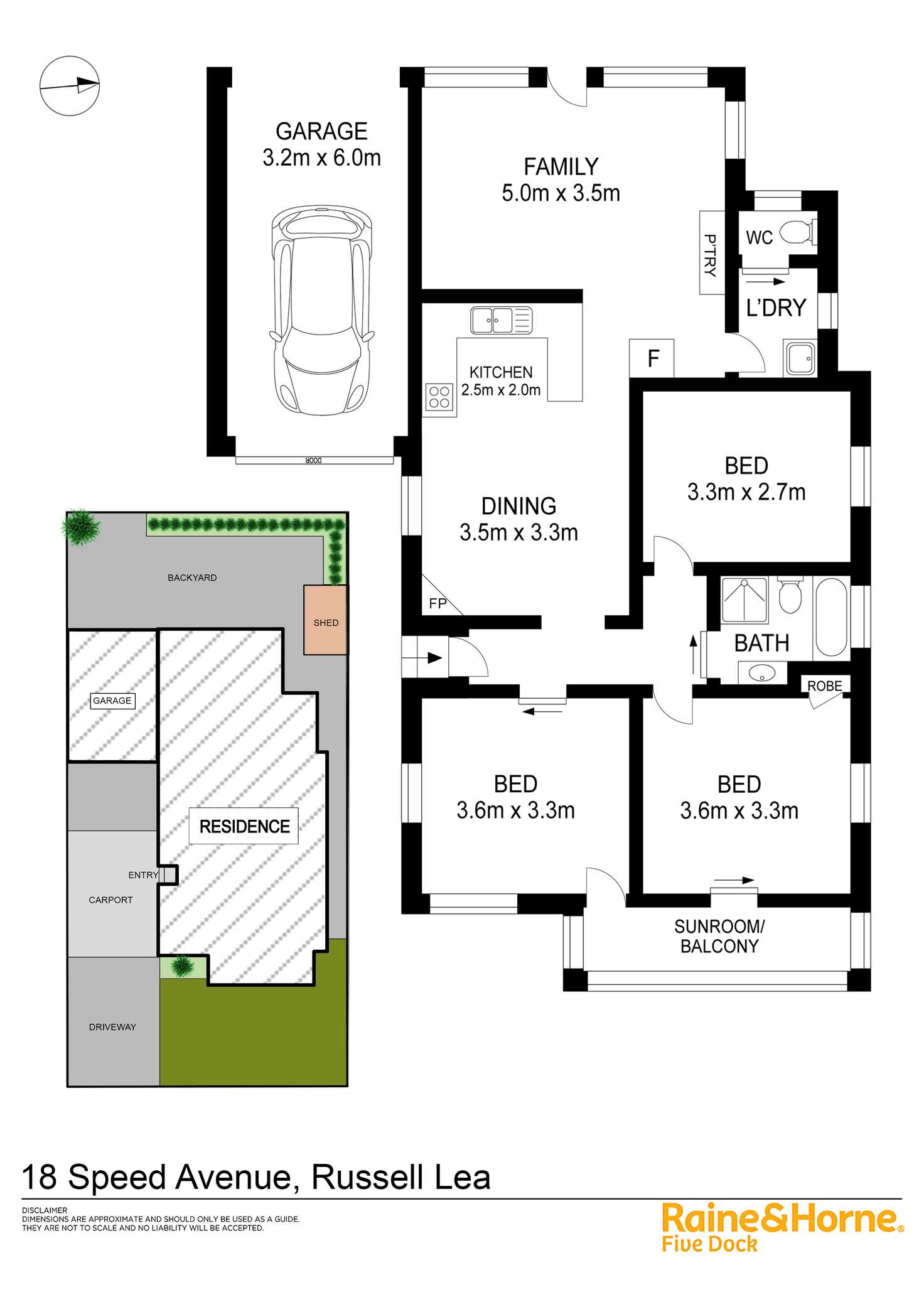 Floorplan of Homely house listing, 18 Speed Ave, Russell Lea NSW 2046