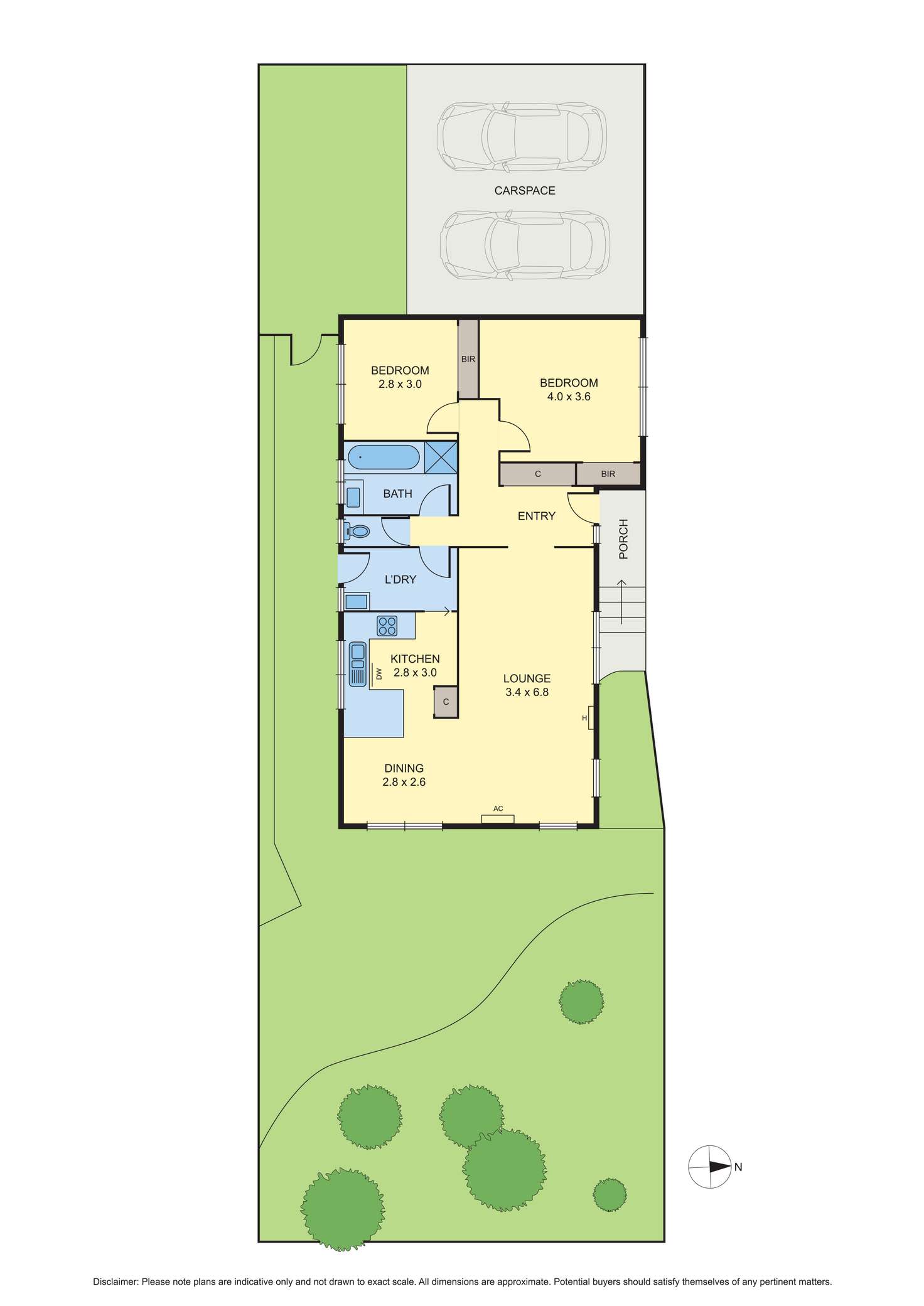 Floorplan of Homely unit listing, 1/285 Bolton Street, Eltham VIC 3095