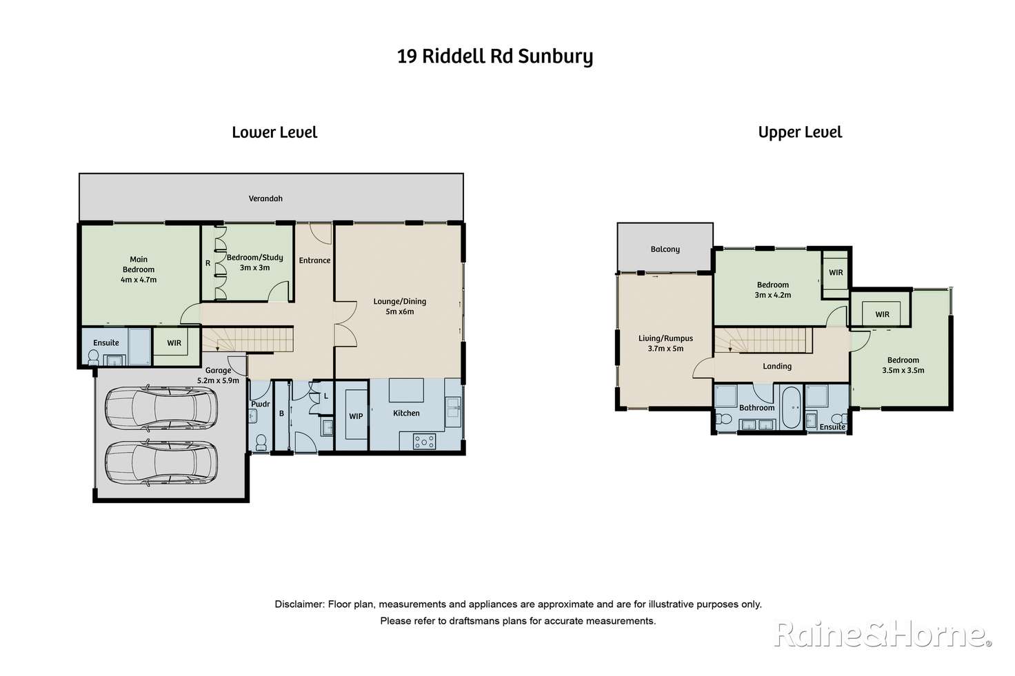 Floorplan of Homely house listing, 19 Riddell Road, Sunbury VIC 3429