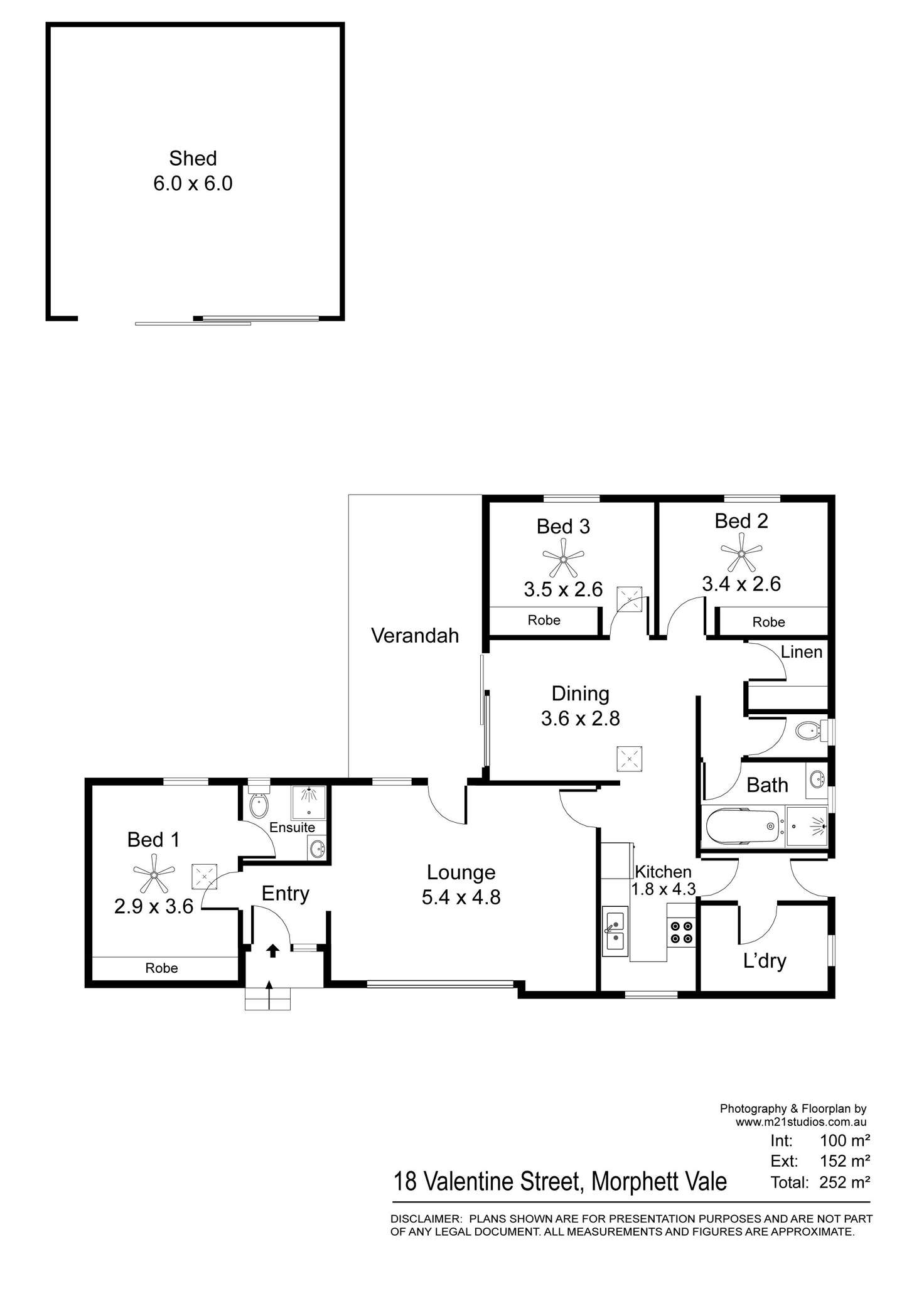 Floorplan of Homely house listing, 18 Valentine Street, Morphett Vale SA 5162