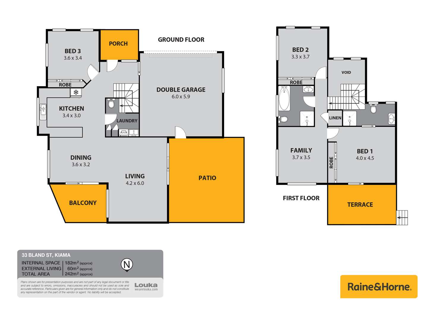 Floorplan of Homely semiDetached listing, 33 Bland Street, Kiama NSW 2533