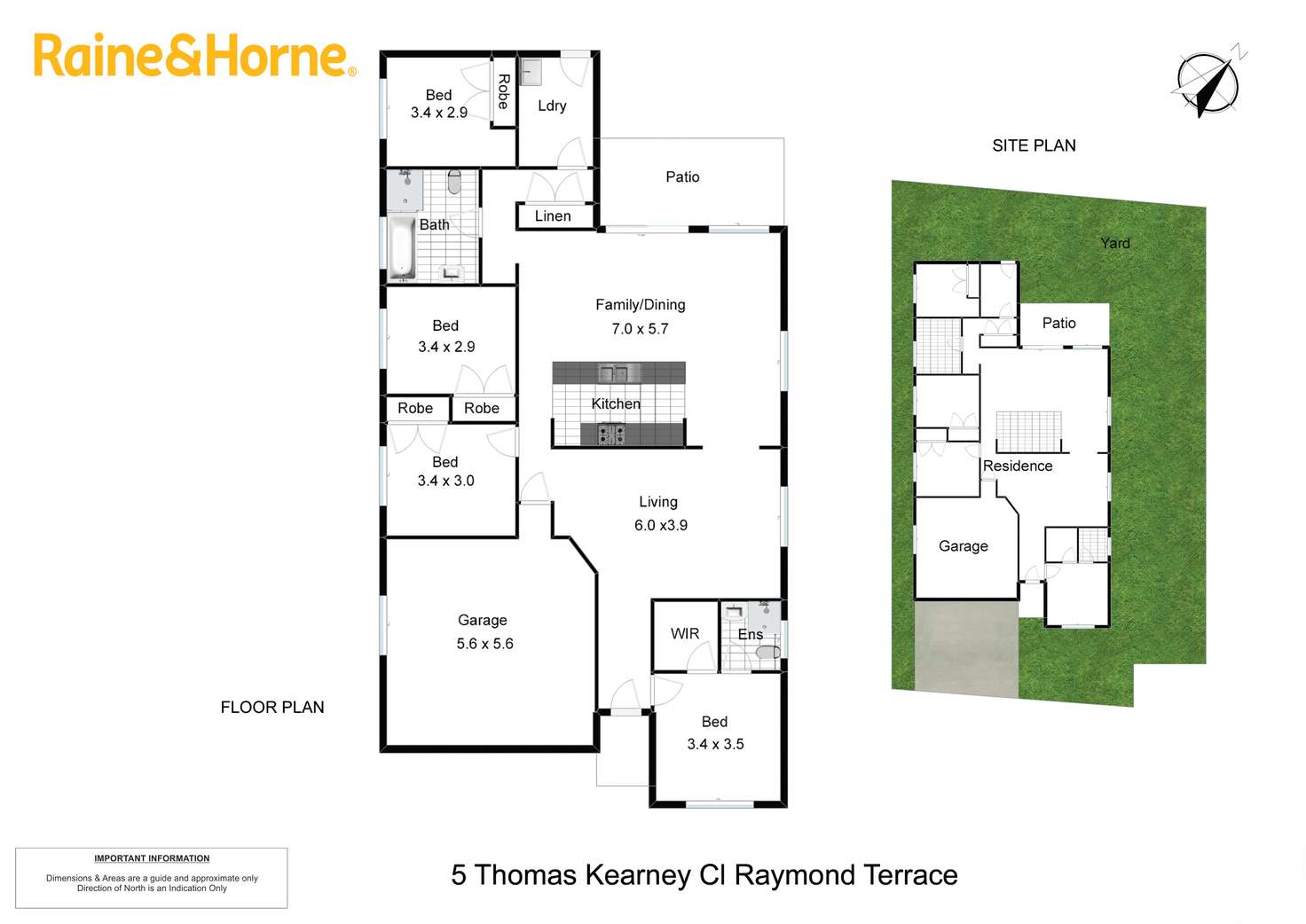 Floorplan of Homely house listing, 5 Thomas Kearney Close, Raymond Terrace NSW 2324