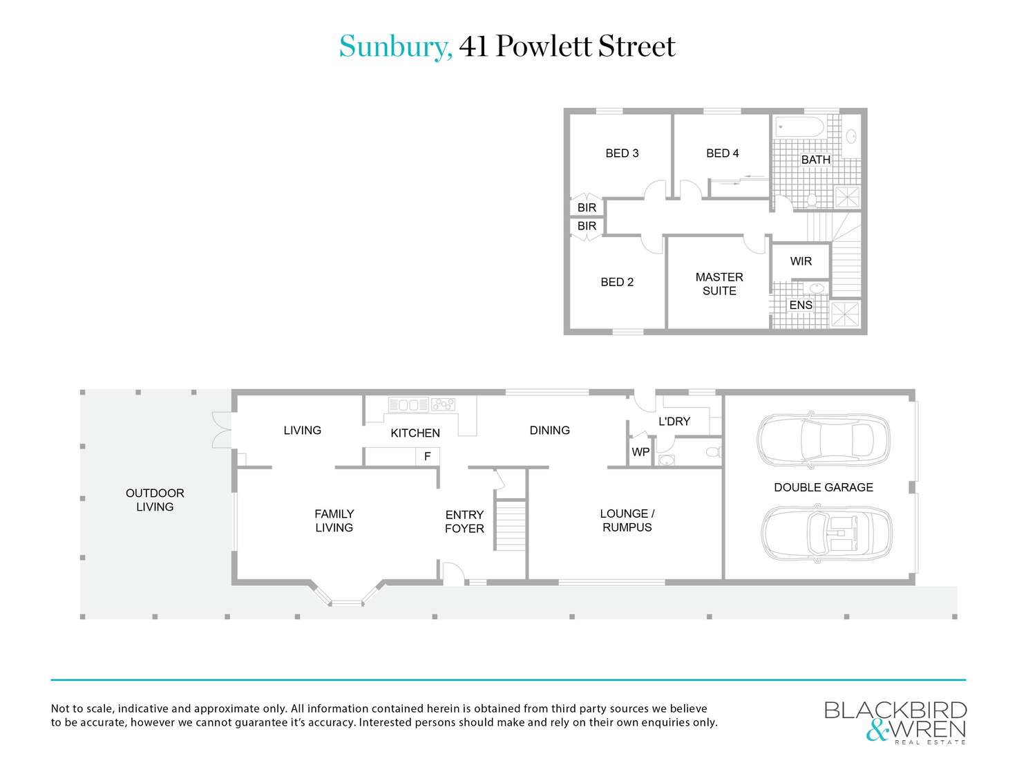 Floorplan of Homely house listing, 41 Powlett Street, Sunbury VIC 3429