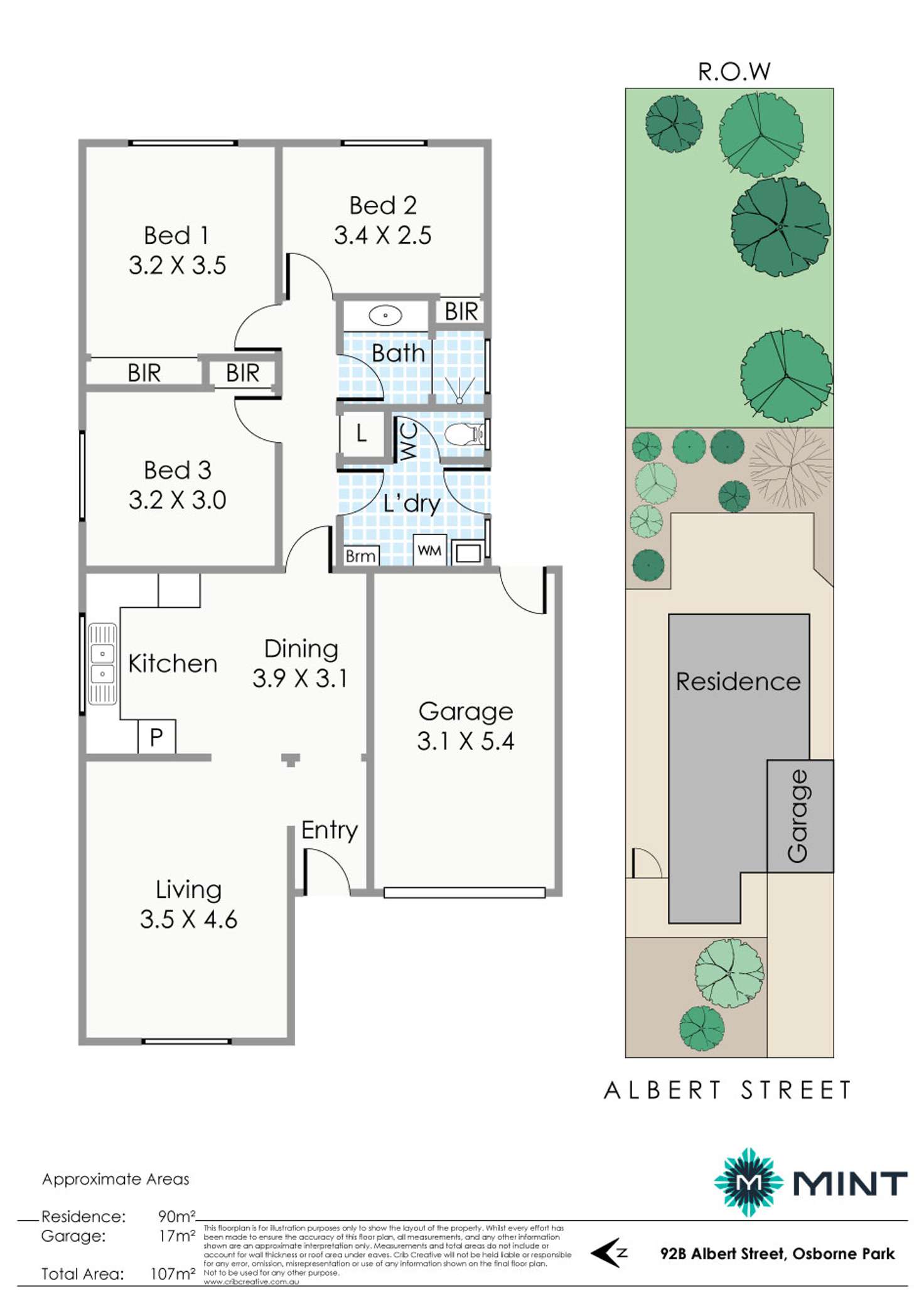 Floorplan of Homely house listing, 92B Albert Street, Osborne Park WA 6017