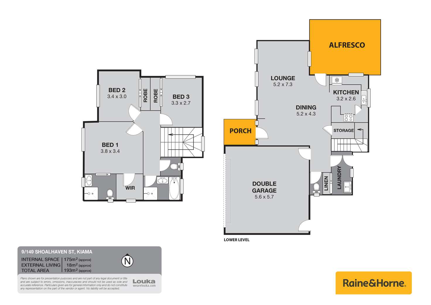 Floorplan of Homely townhouse listing, 9/149 Shoalhaven Street, Kiama NSW 2533