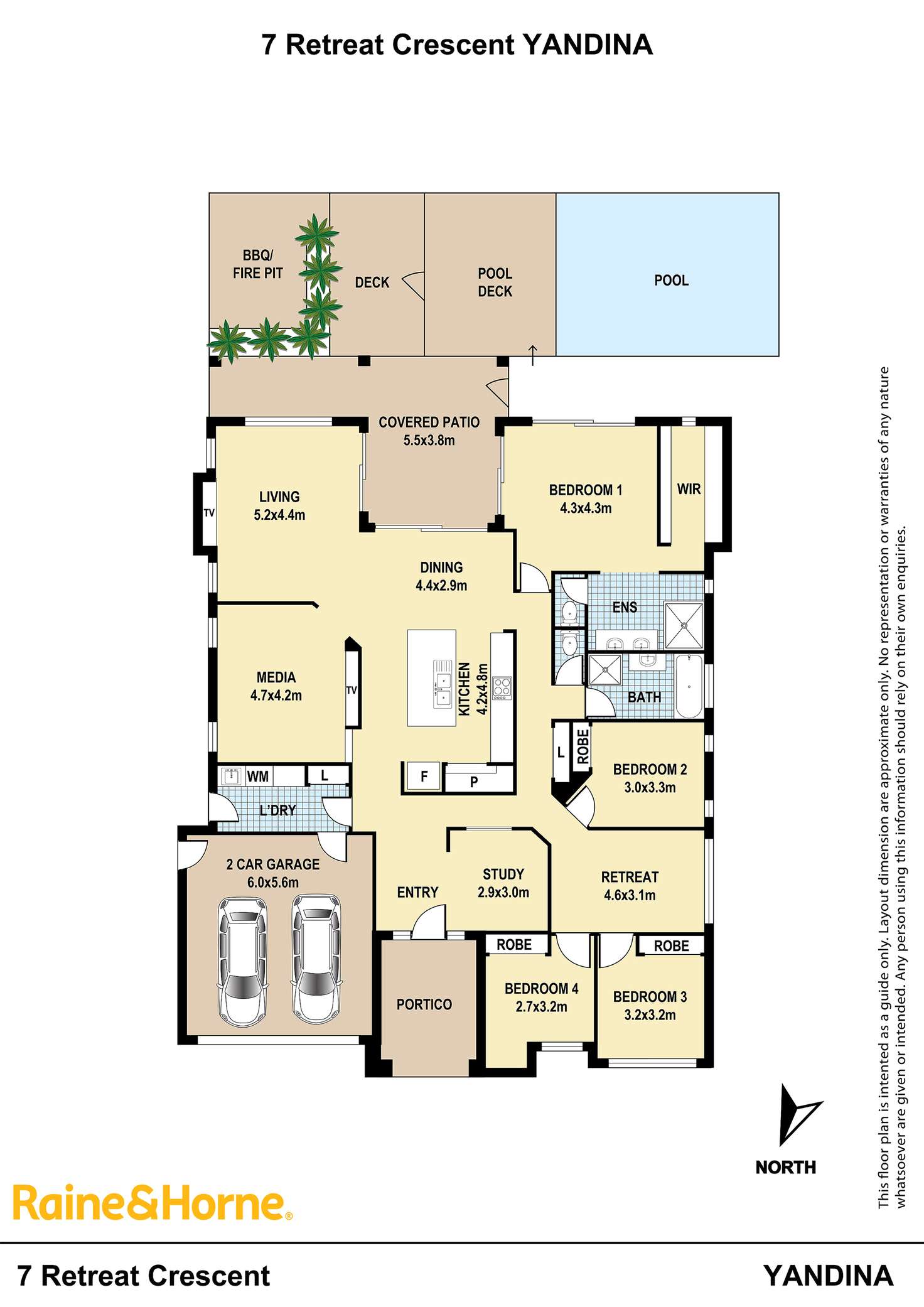 Floorplan of Homely house listing, 7 Retreat Crescent, Yandina QLD 4561