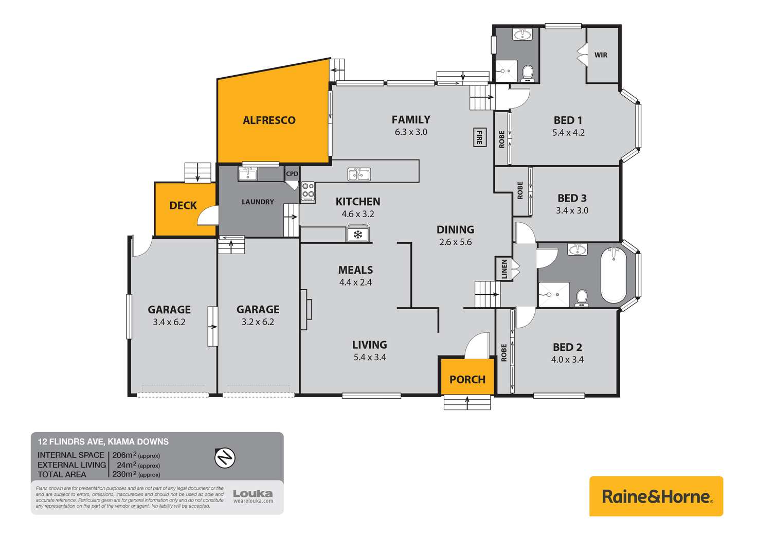 Floorplan of Homely house listing, 12 Flinders Avenue, Kiama Downs NSW 2533