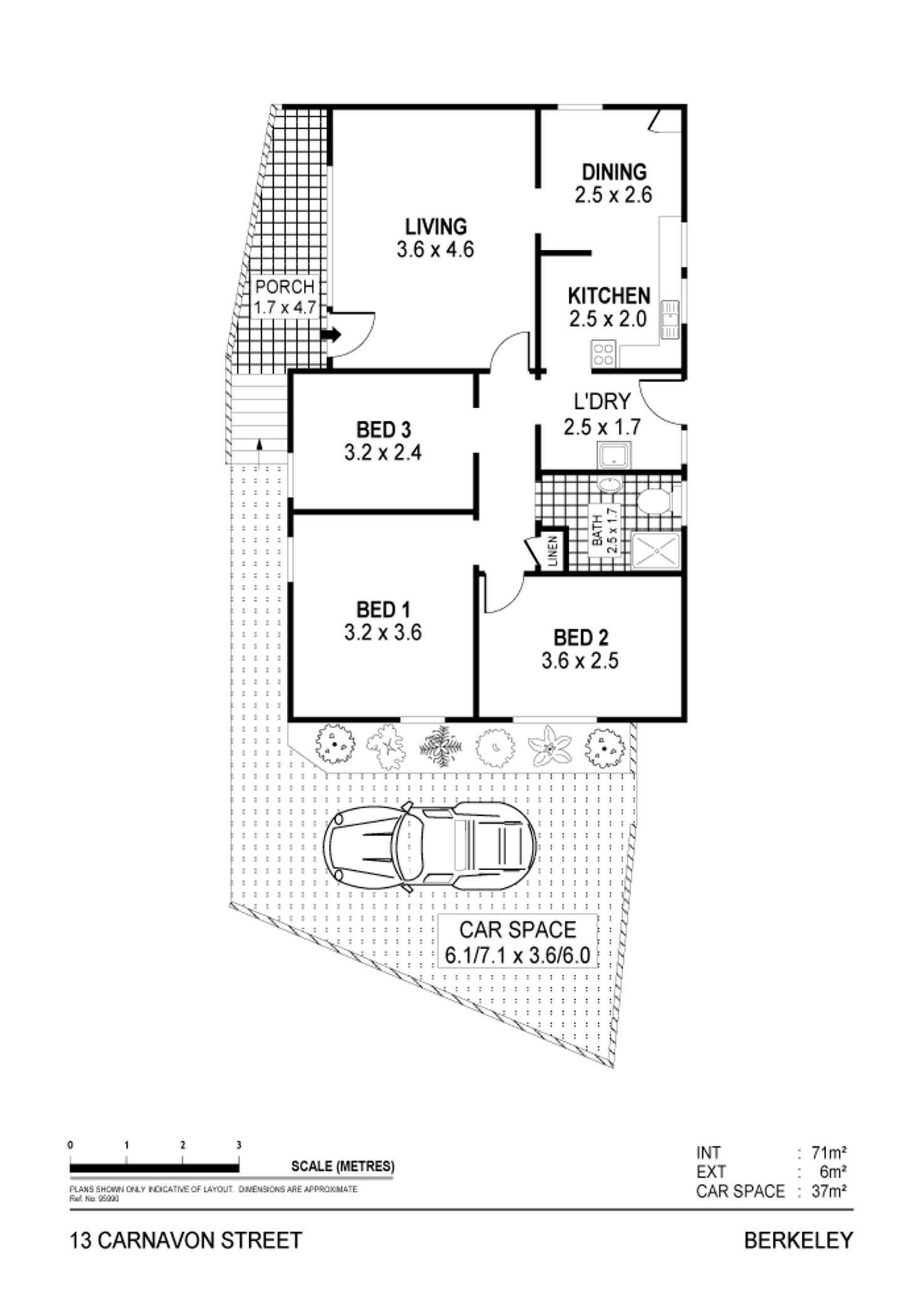 Floorplan of Homely house listing, 13 Carnarvon Street, Berkeley NSW 2506