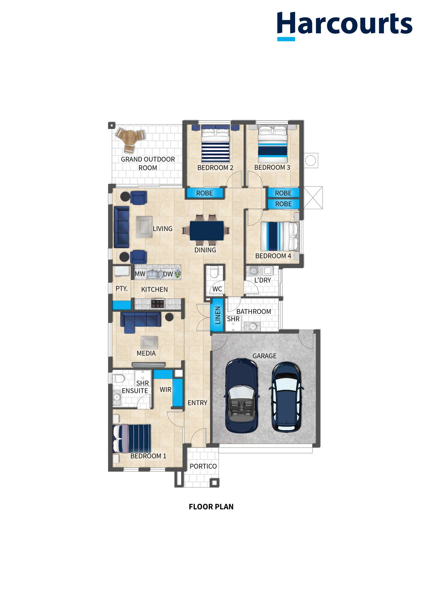 Floorplan of Homely house listing, 7 Needlewood Street, Palmview QLD 4553