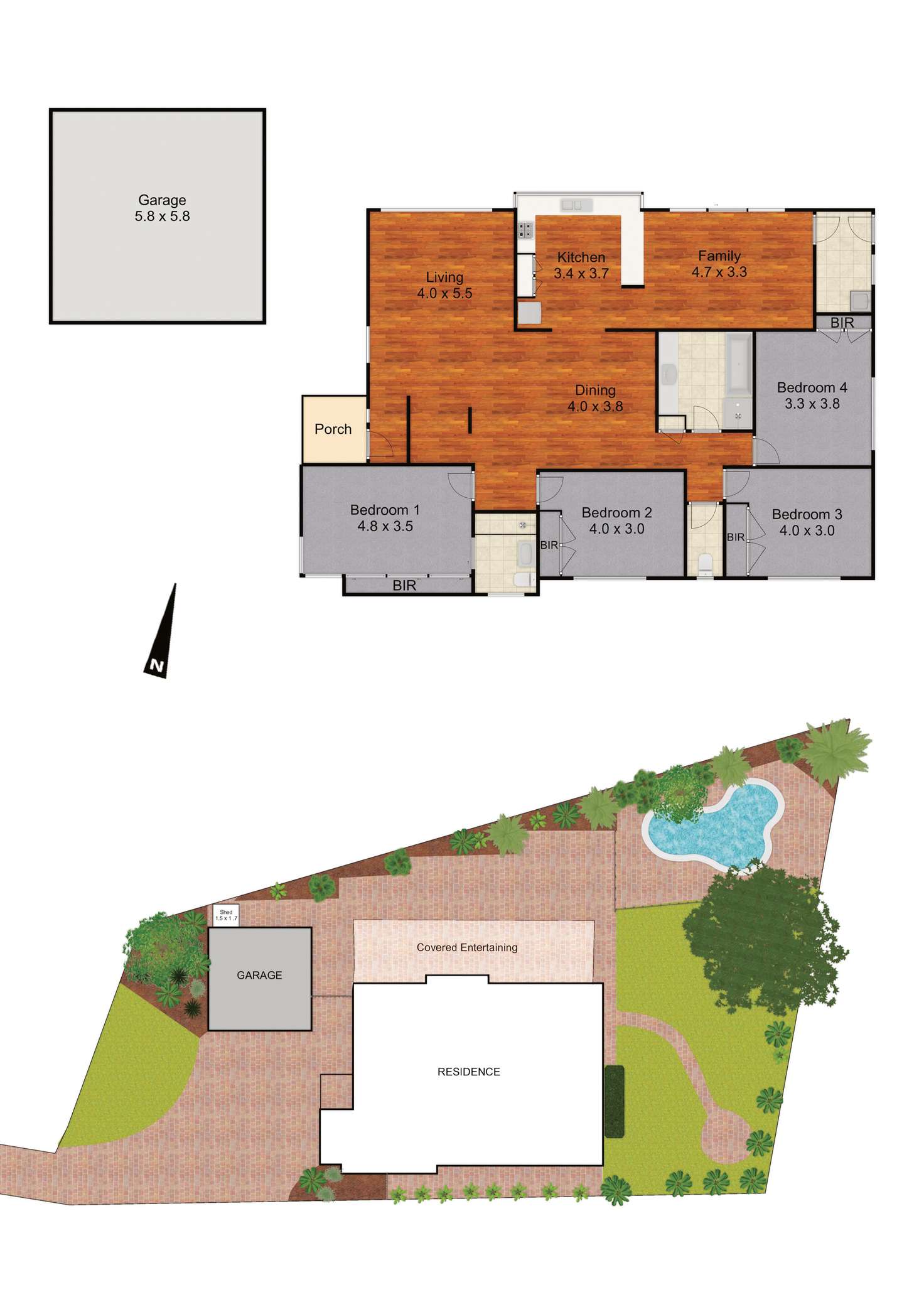 Floorplan of Homely house listing, 129 Oxley Drive, Mount Colah NSW 2079