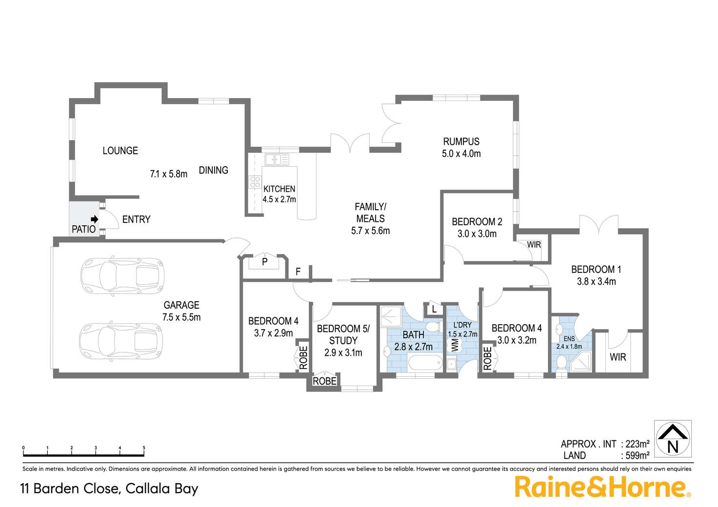 Floorplan of Homely house listing, 11 Barden Close, Callala Bay NSW 2540