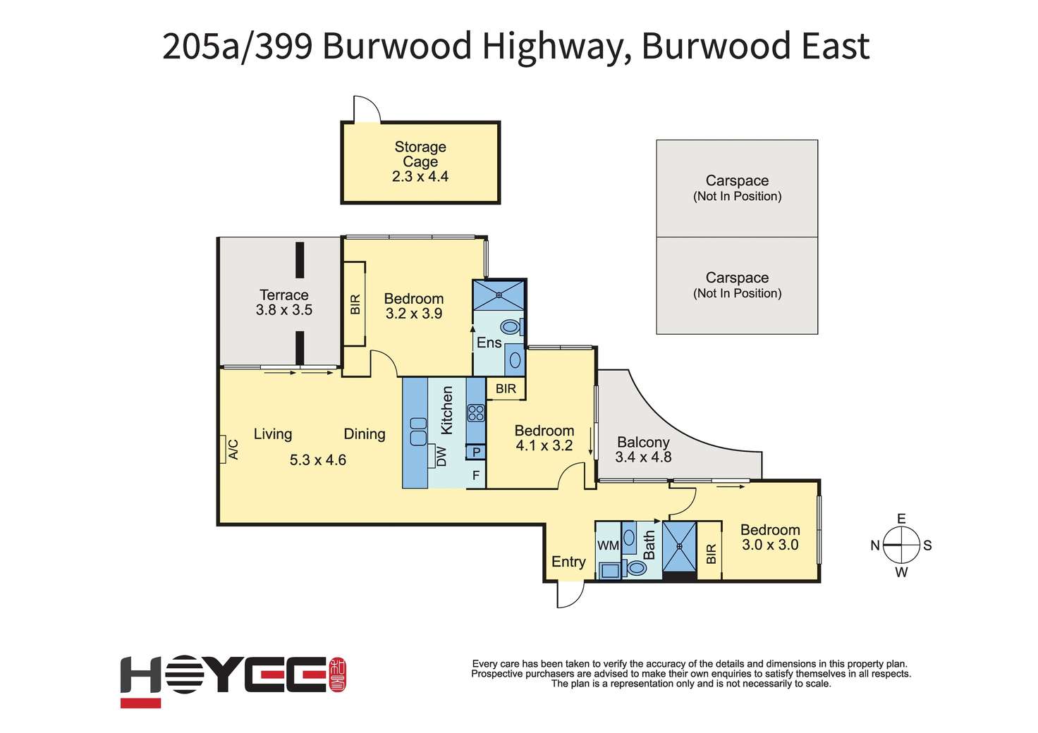 Floorplan of Homely apartment listing, 205A/399 Burwood Highway, Burwood VIC 3125