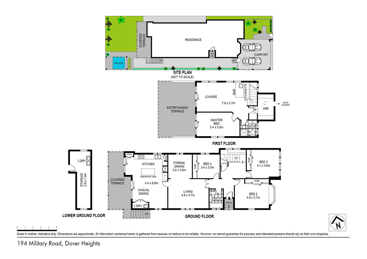 Floorplan of Homely house listing, 194 Military Road, Dover Heights NSW 2030