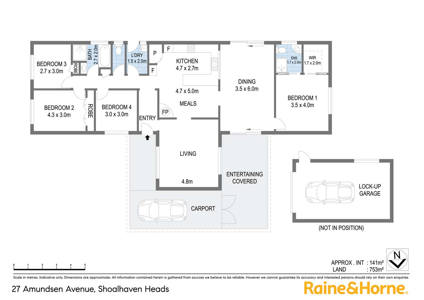 Floorplan of Homely house listing, 27 Amundsen Avenue, Shoalhaven Heads NSW 2535