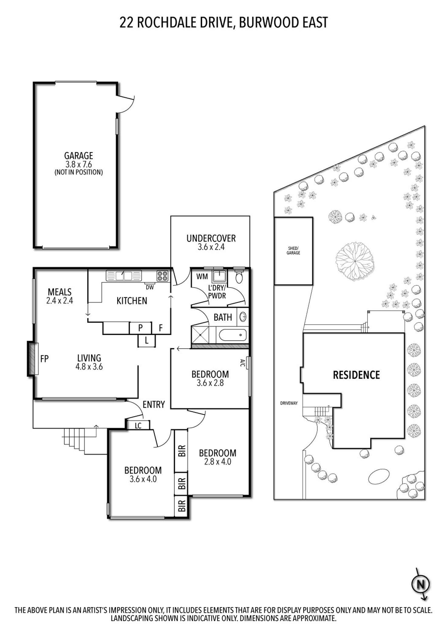 Floorplan of Homely house listing, 22 Rochdale Drive, Burwood East VIC 3151