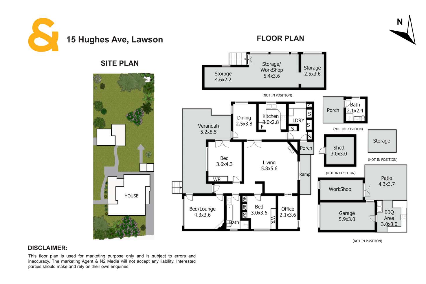 Floorplan of Homely house listing, 15 Hughes Avenue, Lawson NSW 2783