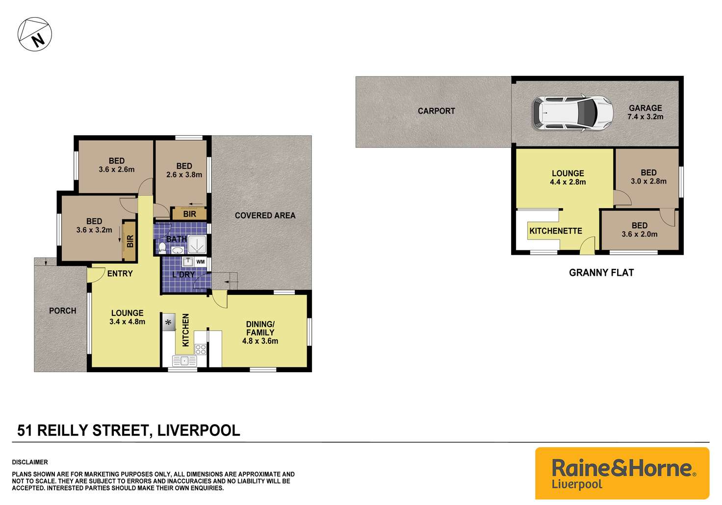 Floorplan of Homely house listing, 51 Reilly Street, Liverpool NSW 2170