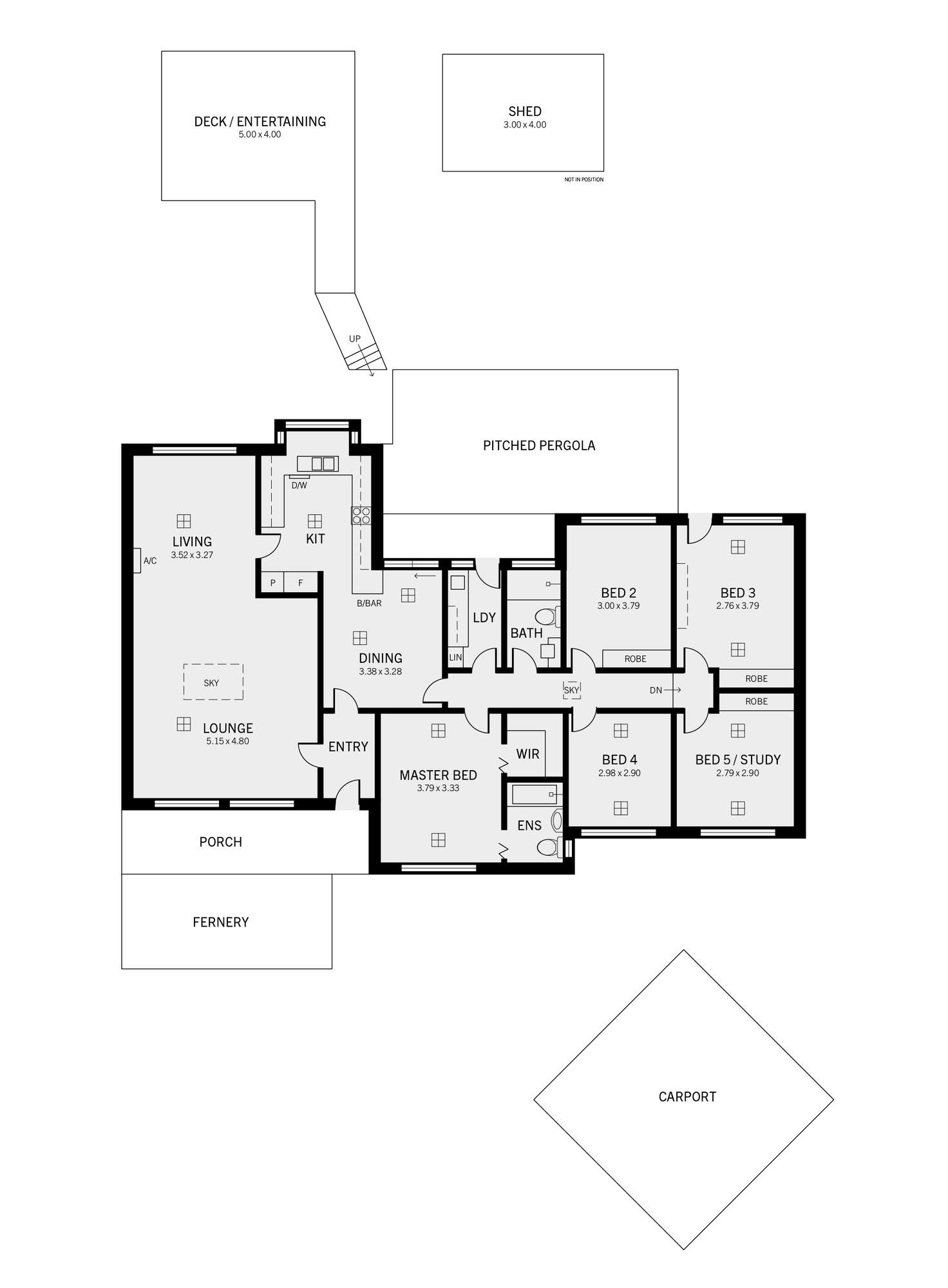 Floorplan of Homely house listing, 57 Highland Drive, Bellevue Heights SA 5050