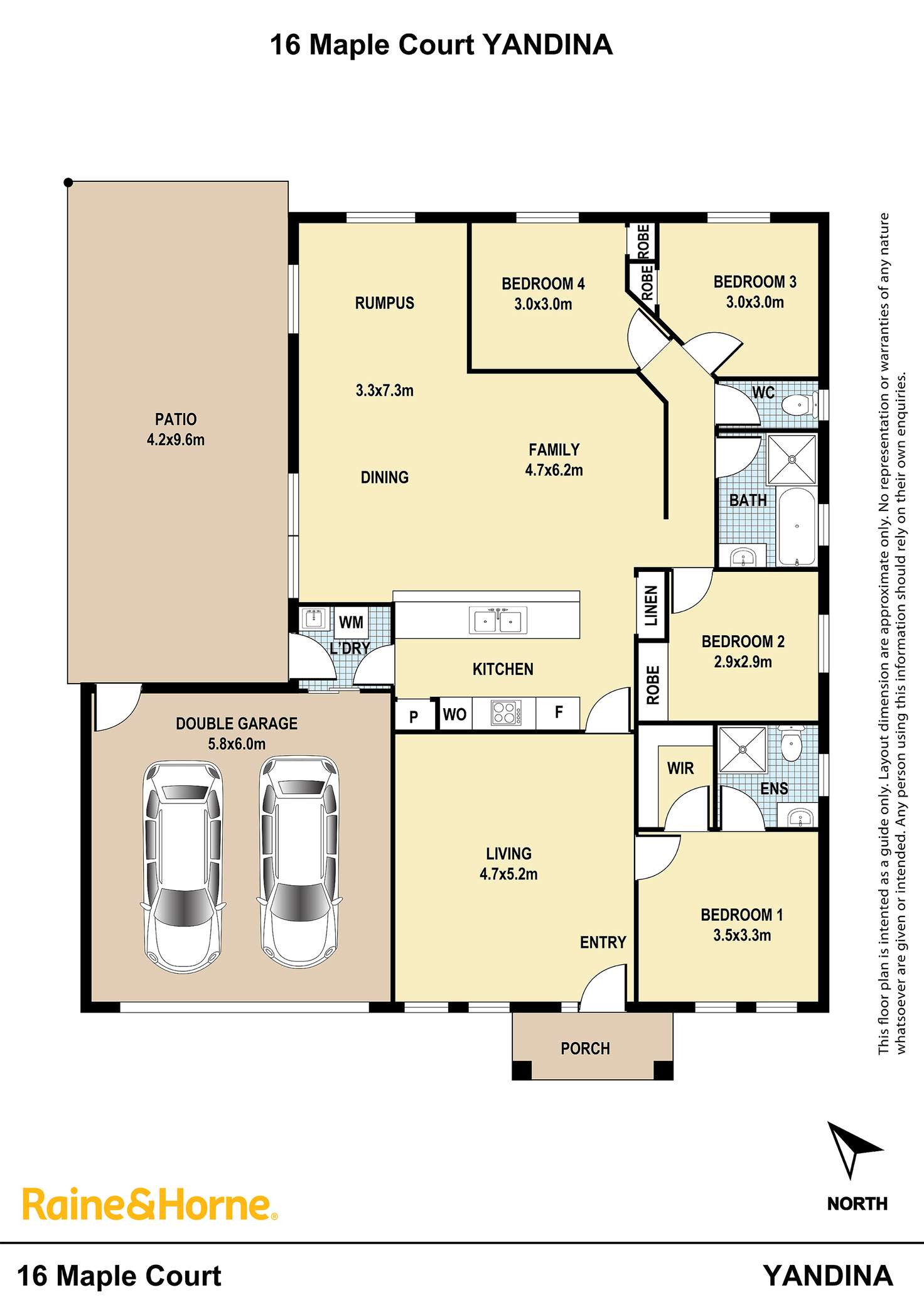Floorplan of Homely house listing, 16 Maple Court, Yandina QLD 4561