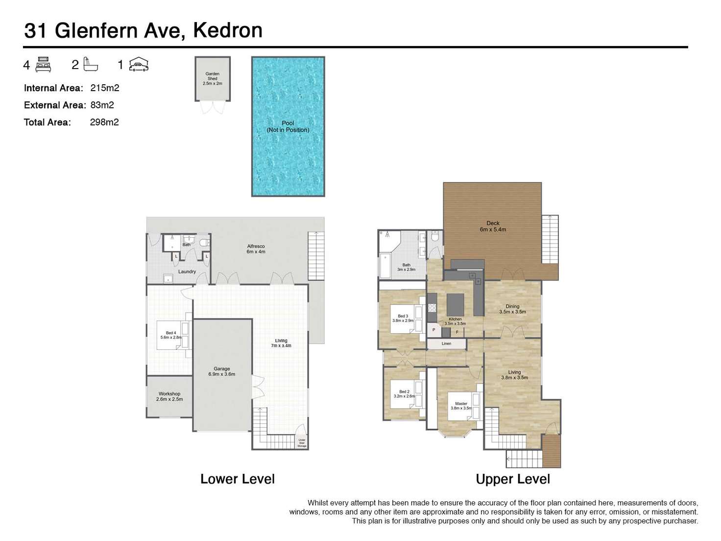 Floorplan of Homely house listing, 31 Glenfern Avenue, Kedron QLD 4031