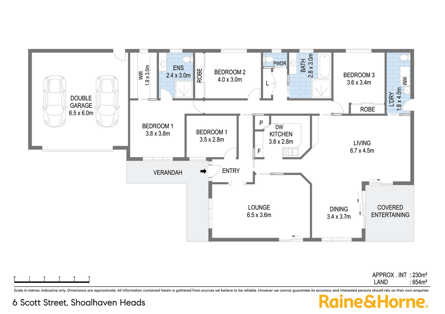 Floorplan of Homely house listing, 6 Scott Street, Shoalhaven Heads NSW 2535