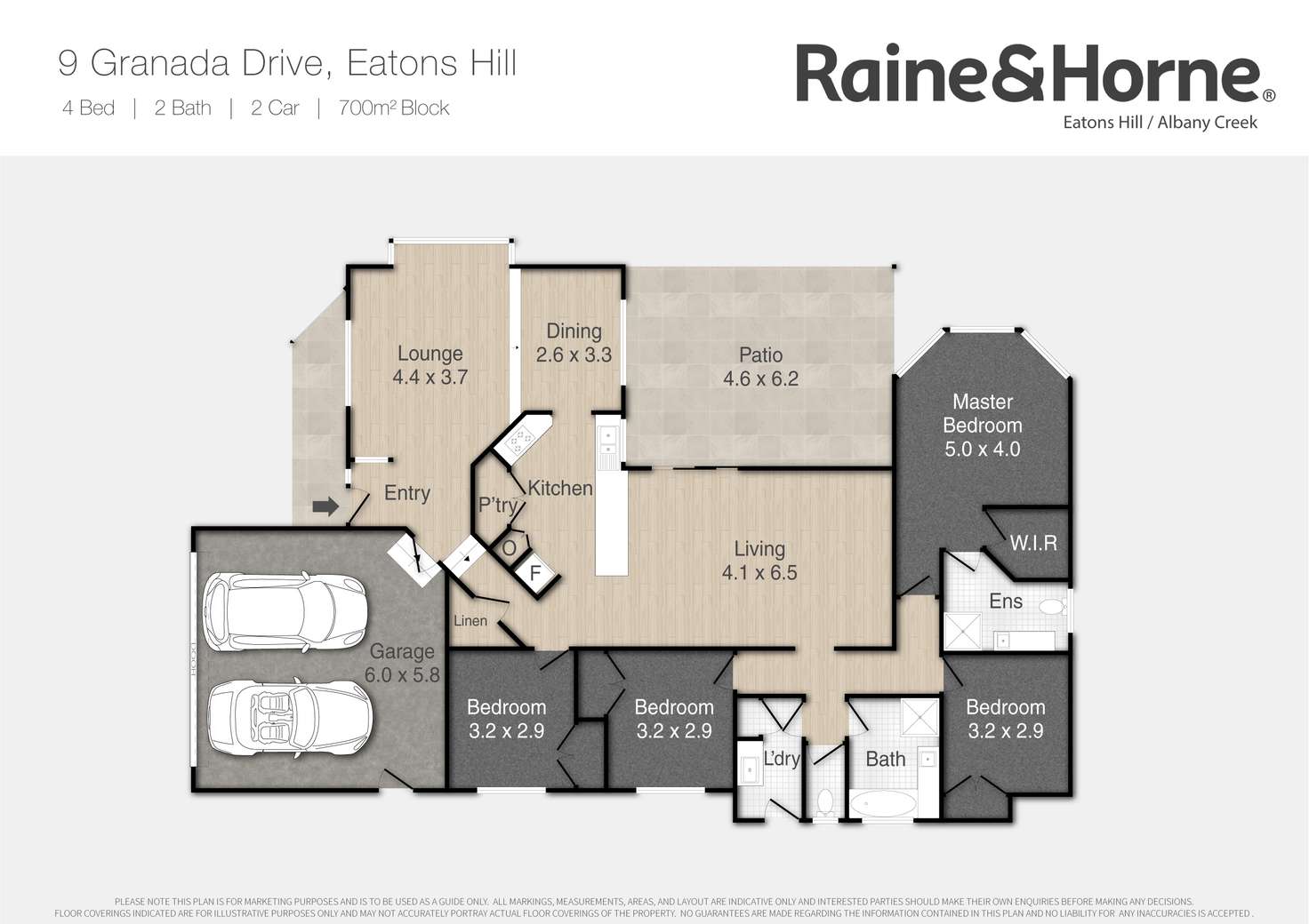 Floorplan of Homely house listing, 9 Granada Drive, Eatons Hill QLD 4037