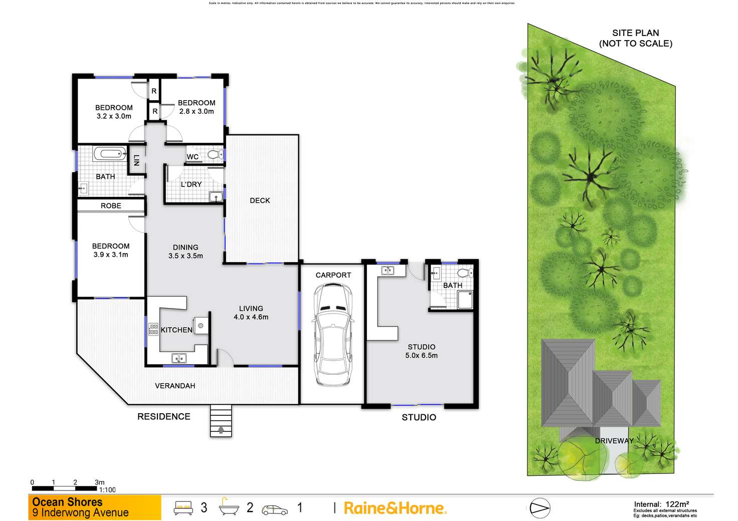 Floorplan of Homely house listing, 9 Inderwong Avenue, Ocean Shores NSW 2483
