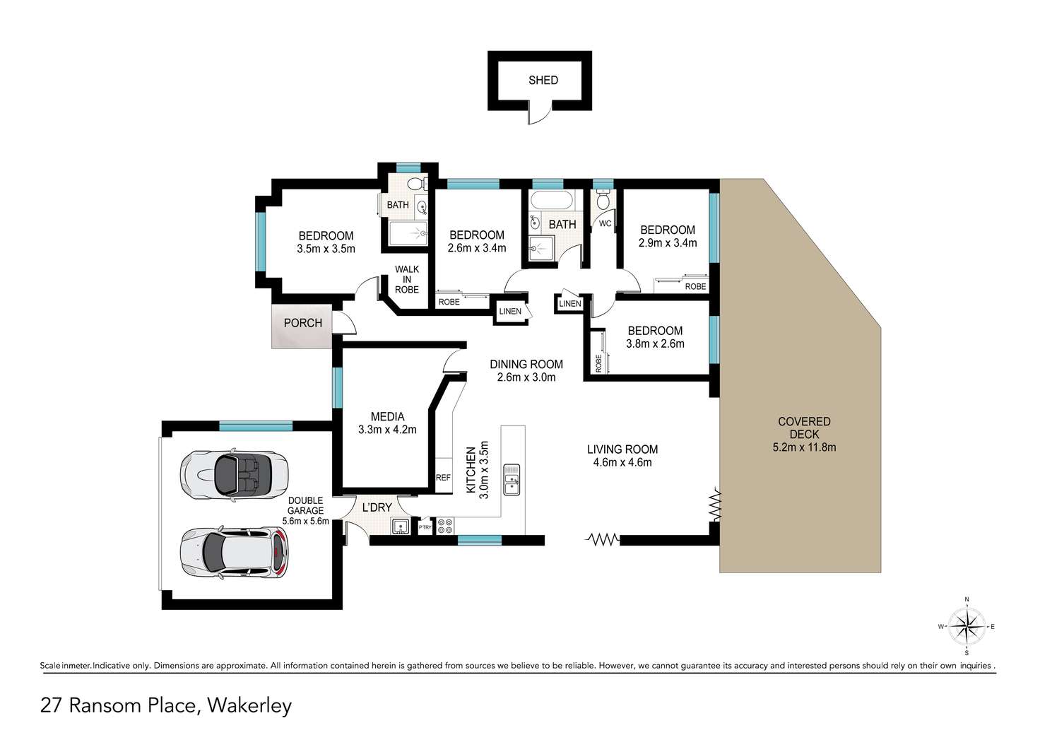 Floorplan of Homely house listing, 27 Ransom Place, Wakerley QLD 4154