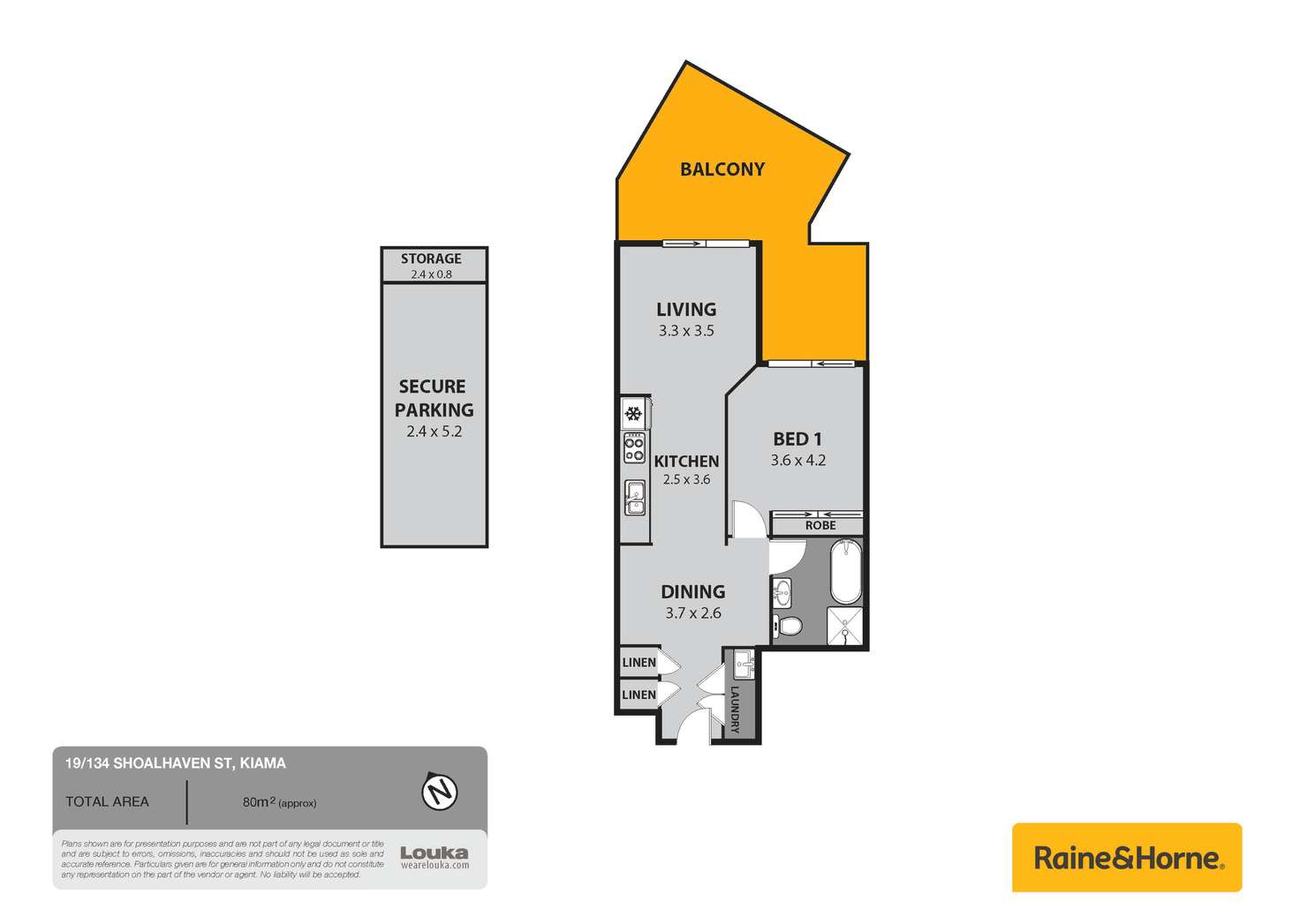 Floorplan of Homely apartment listing, 19/134 Shoalhaven Street, Kiama NSW 2533