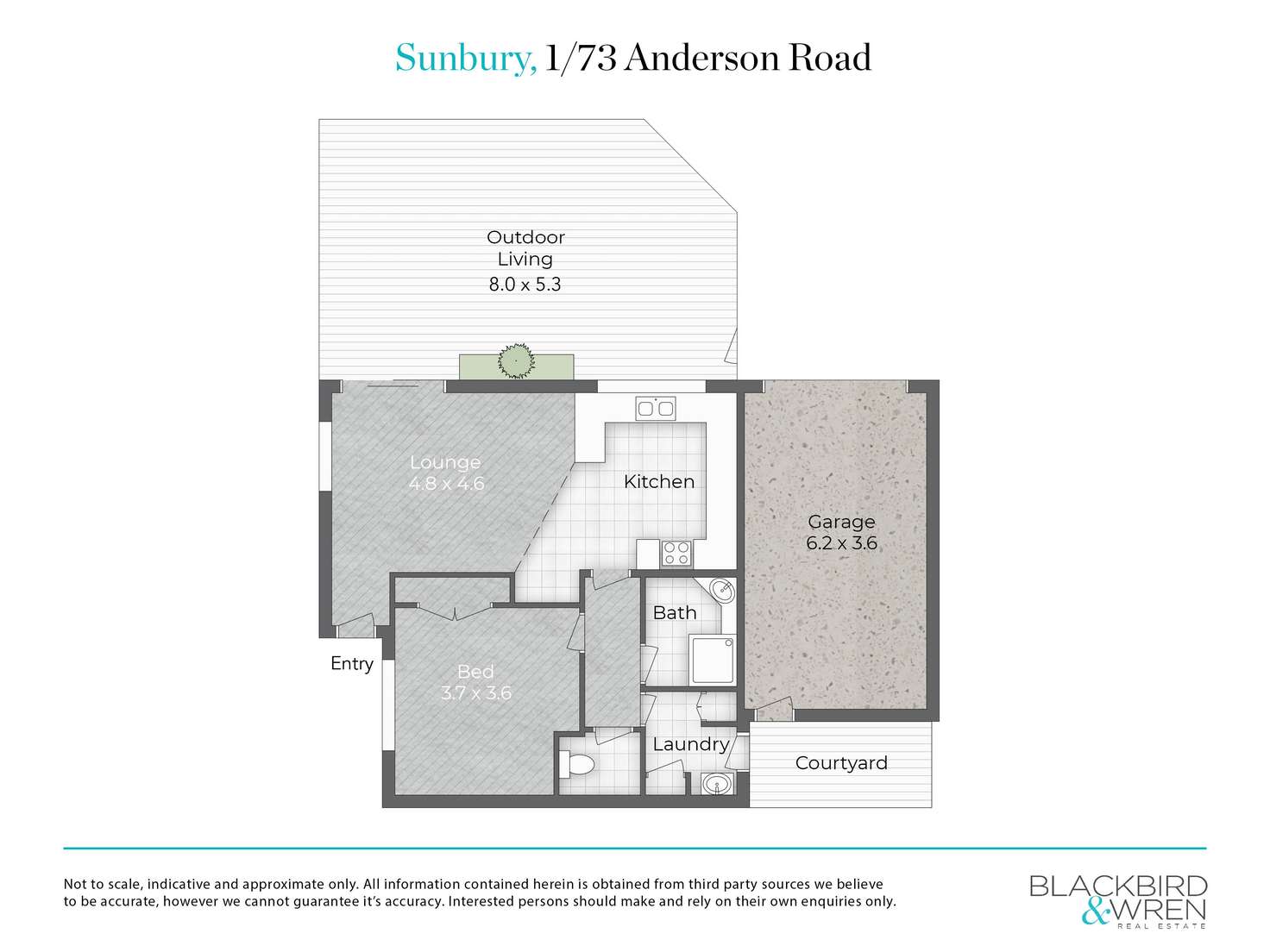 Floorplan of Homely house listing, 1/73 Anderson Road, Sunbury VIC 3429