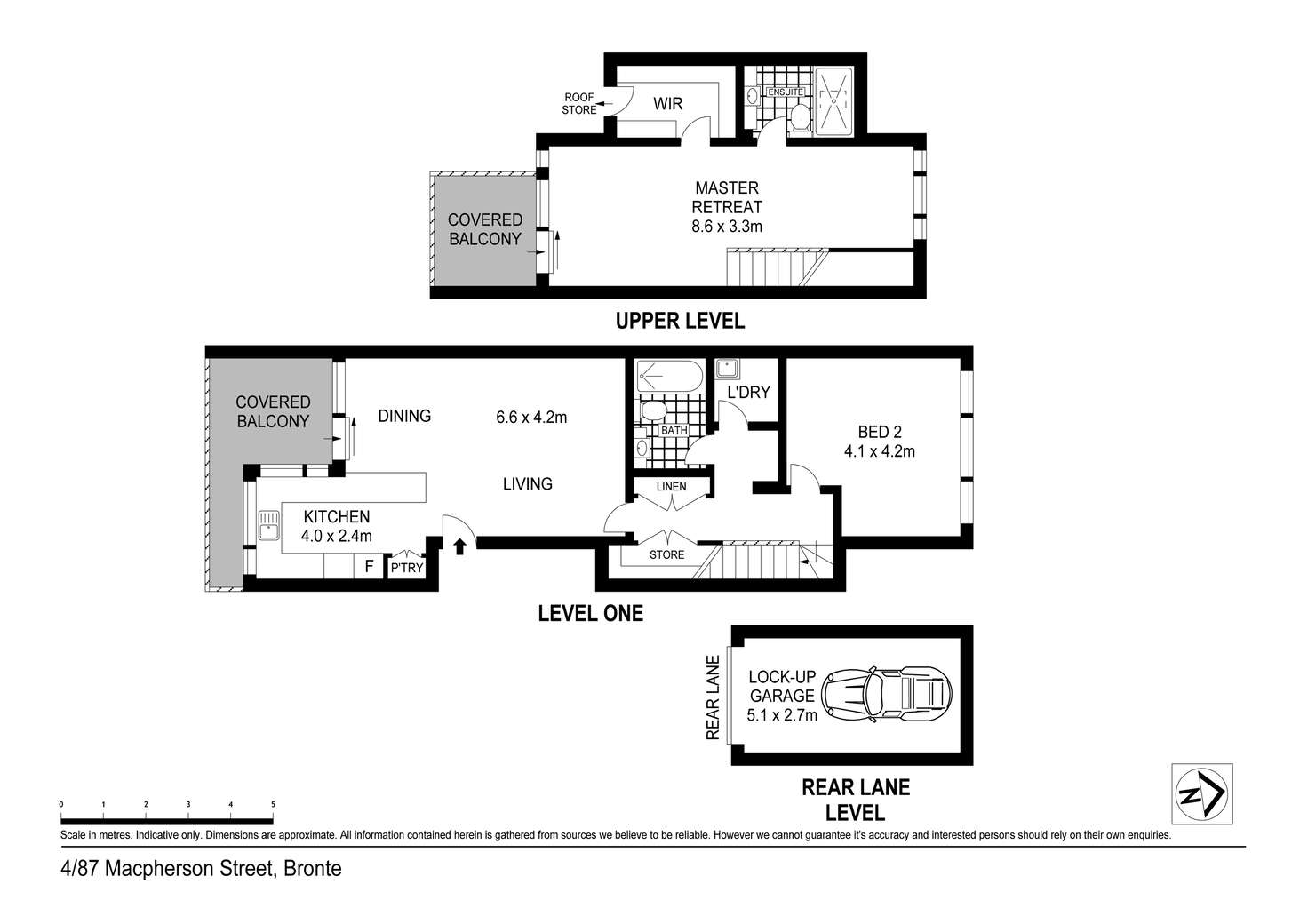 Floorplan of Homely apartment listing, 4/87 Macpherson Street, Bronte NSW 2024