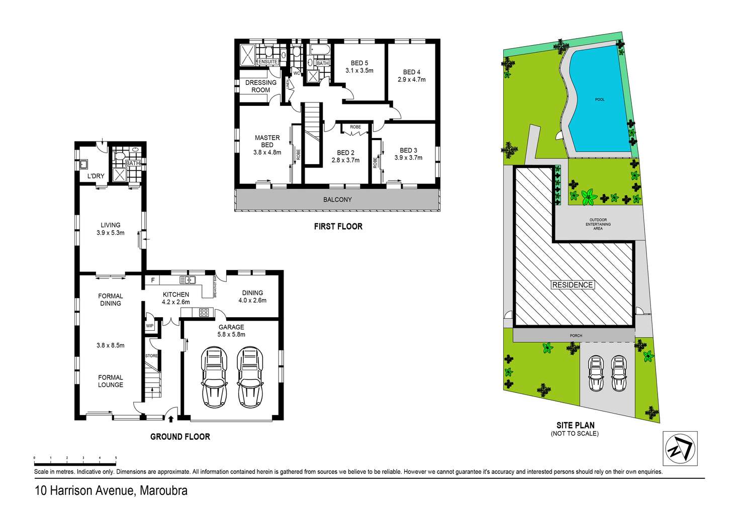 Floorplan of Homely house listing, 10 Harrison Avenue, Maroubra NSW 2035