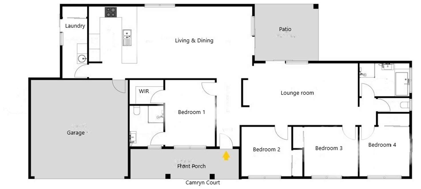 Floorplan of Homely house listing, 2 Camryn Court, Kallangur QLD 4503