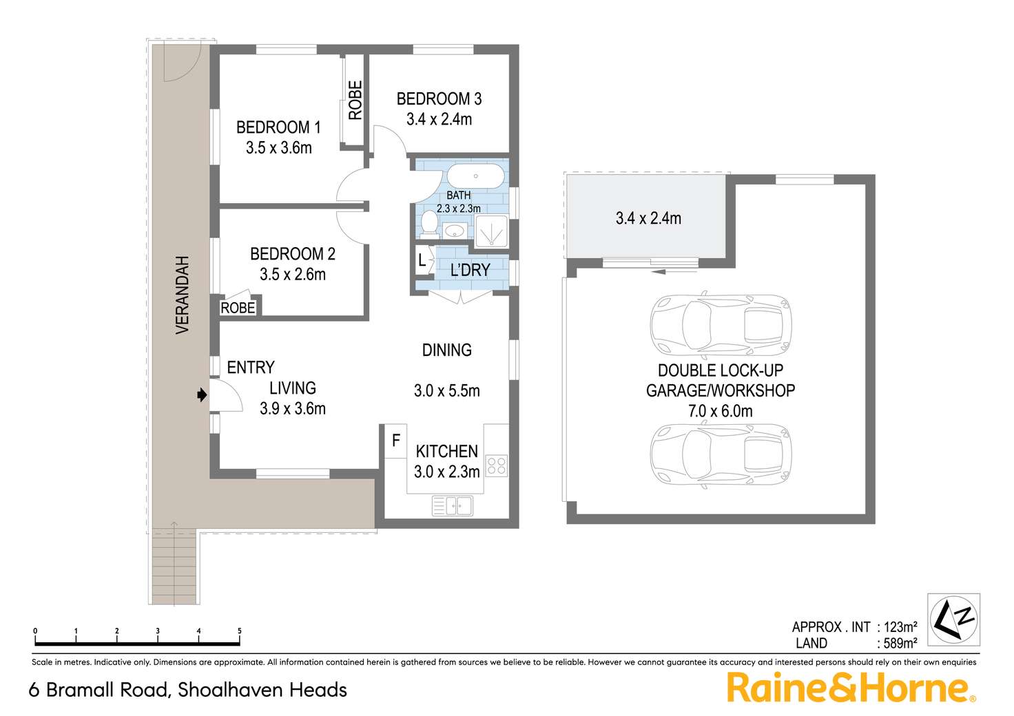 Floorplan of Homely house listing, 6 Bramall Road, Shoalhaven Heads NSW 2535