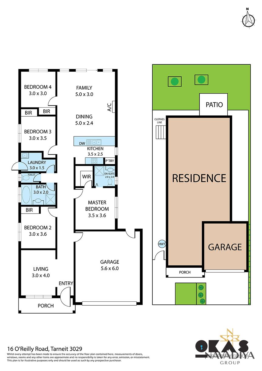 Floorplan of Homely house listing, 16 Oreilly Road, Tarneit VIC 3029