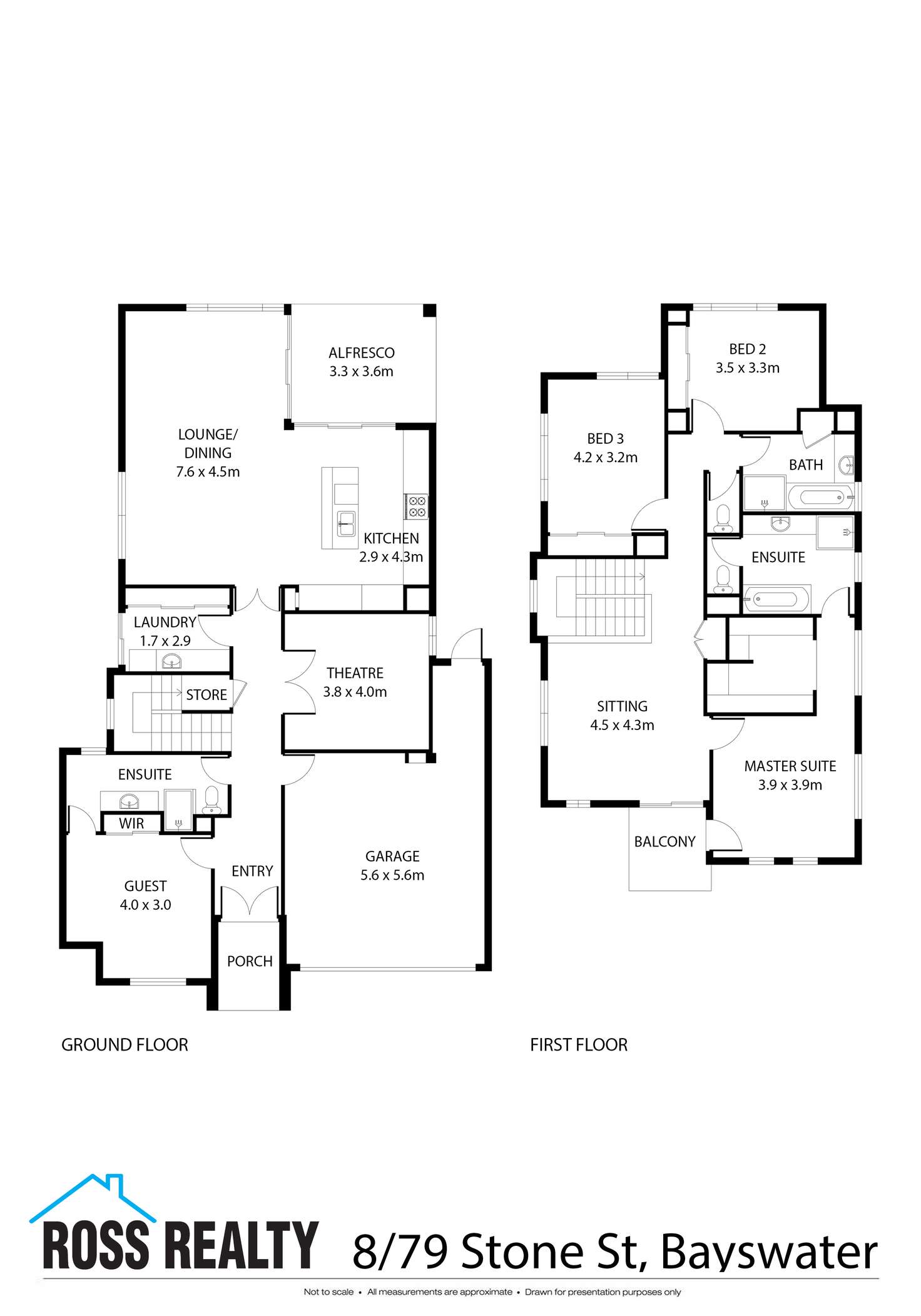 Floorplan of Homely house listing, 8/79 Stone Street, Bayswater WA 6053