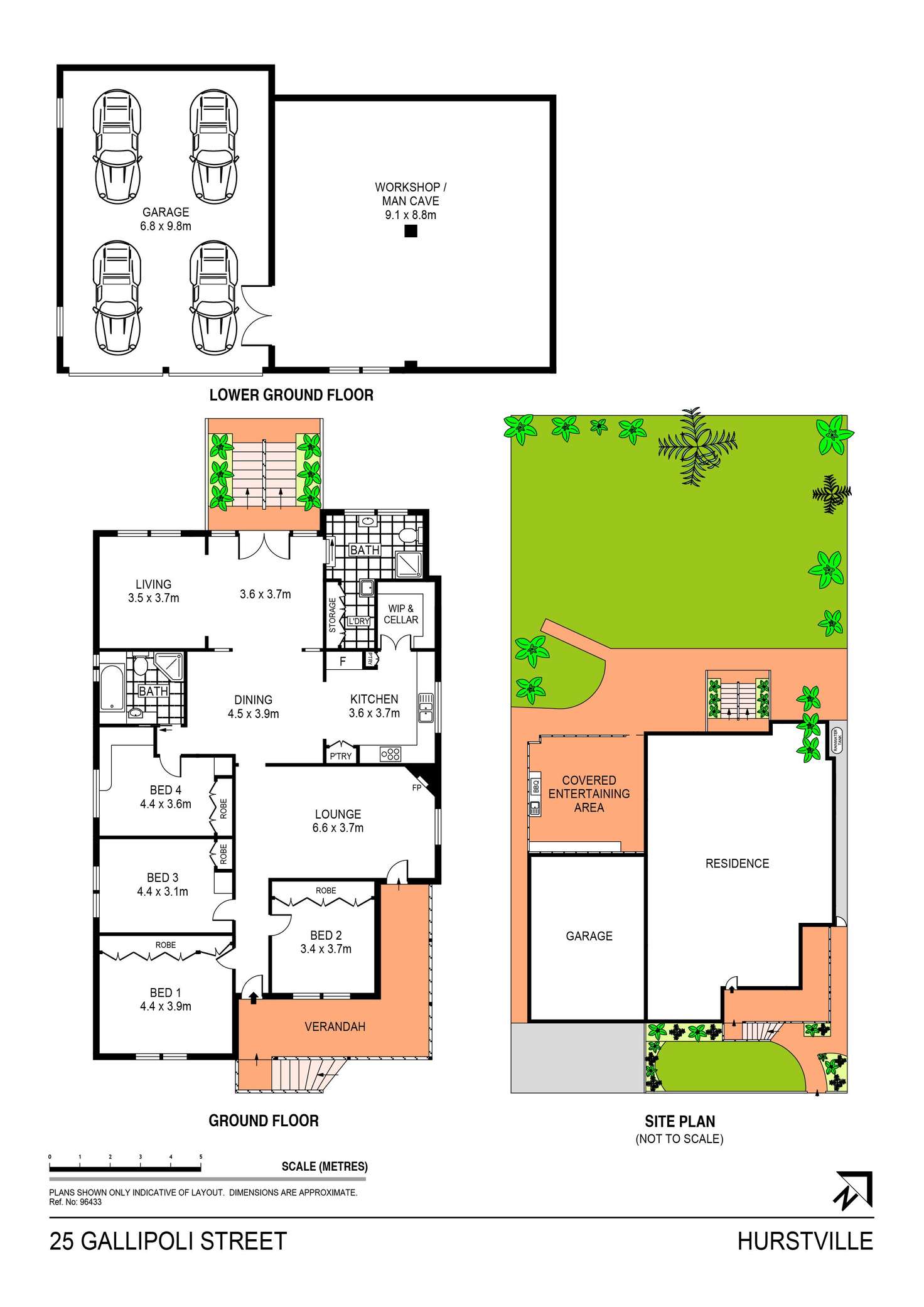 Floorplan of Homely house listing, 25 Gallipoli Street, Hurstville NSW 2220