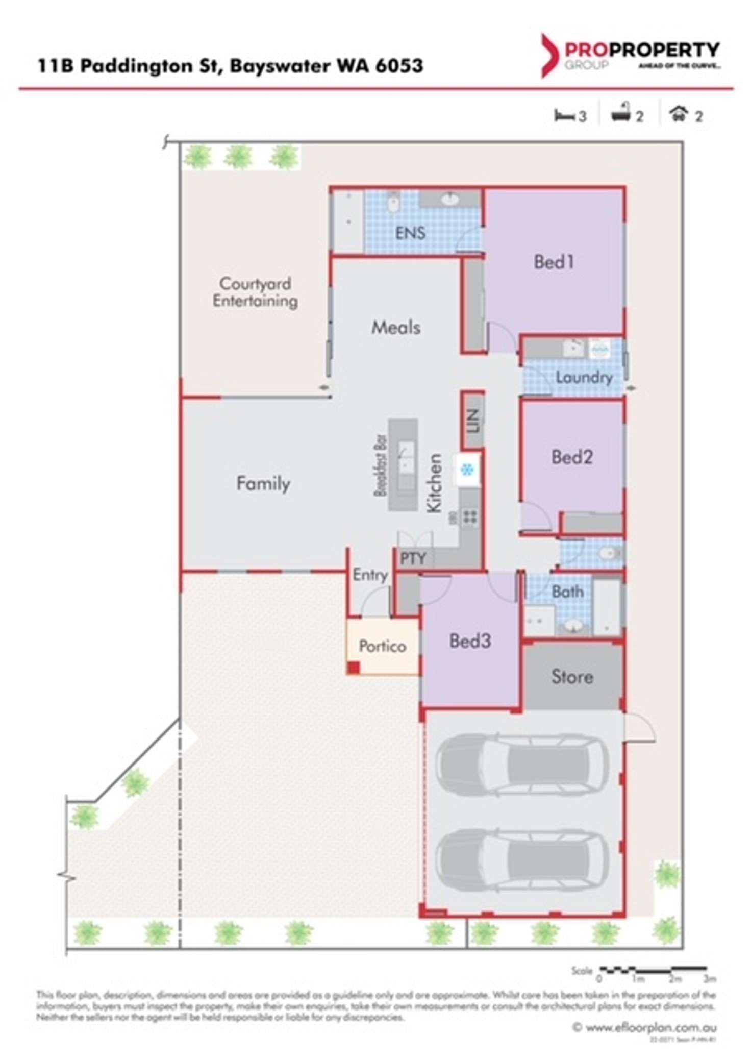 Floorplan of Homely house listing, 3/84 Paddington Street, Bayswater WA 6053