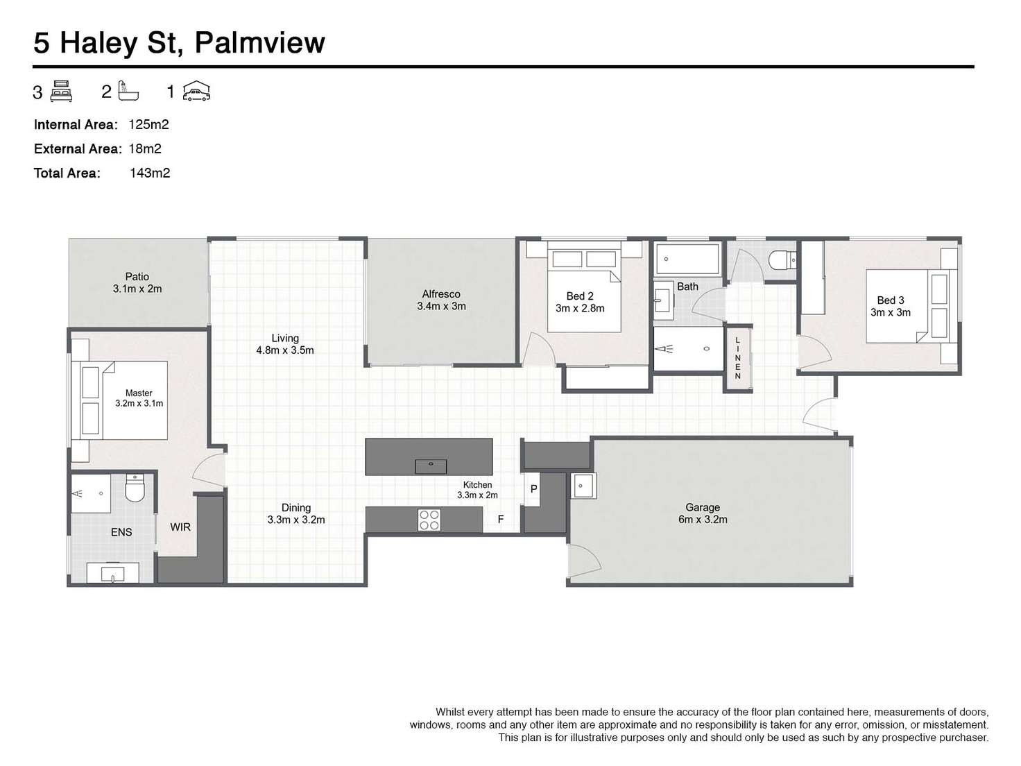 Floorplan of Homely house listing, 5 Haley Street, Palmview QLD 4553