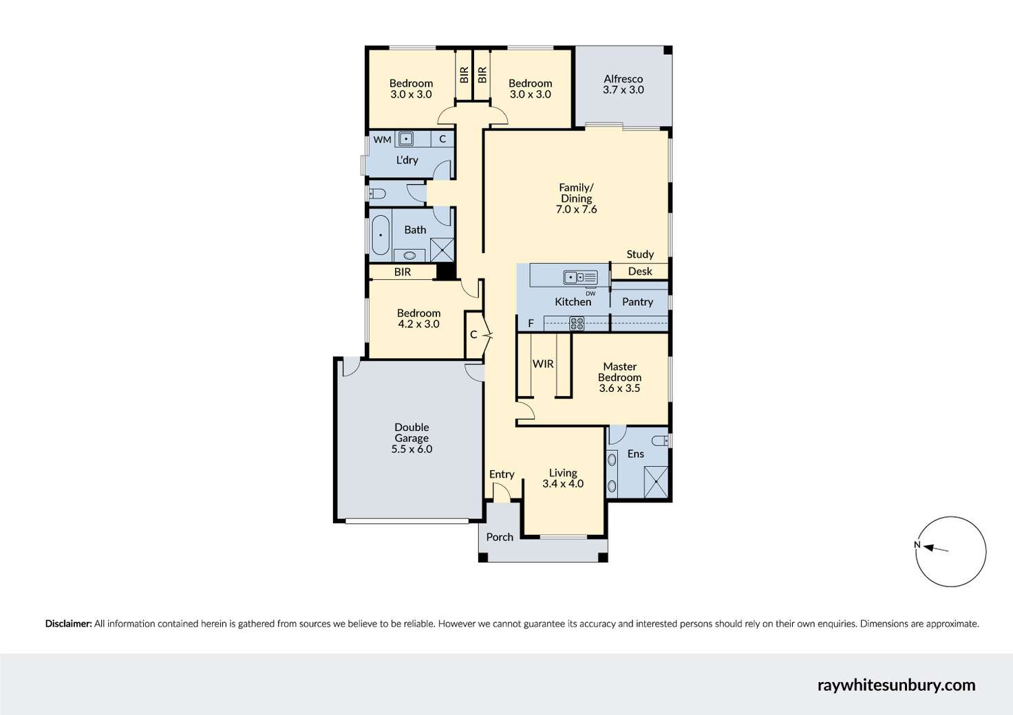 Floorplan of Homely house listing, 13 Ridgeview Court, Sunbury VIC 3429
