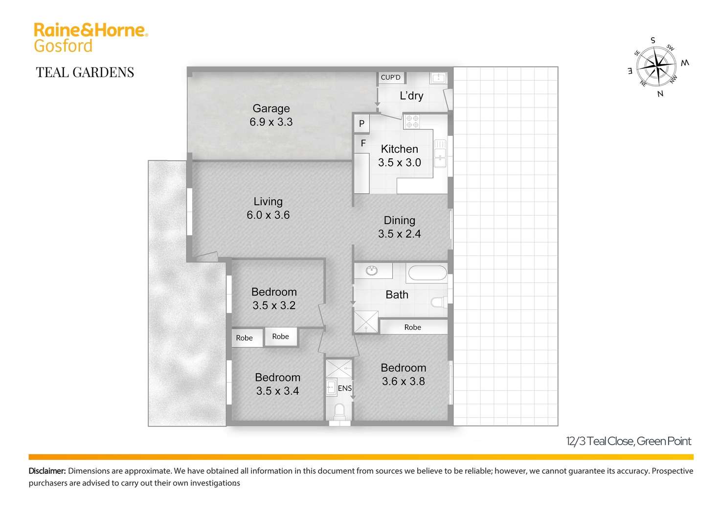 Floorplan of Homely villa listing, 12/3 Teal Close, Green Point NSW 2251