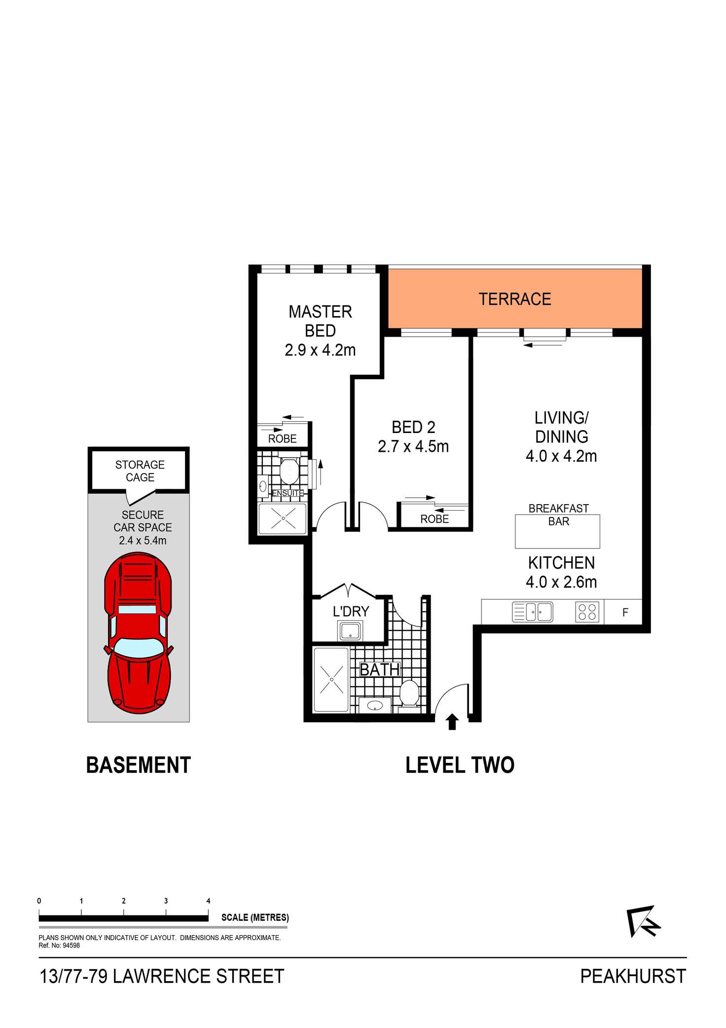 Floorplan of Homely apartment listing, 13/77-79 Lawrence Street, Peakhurst NSW 2210